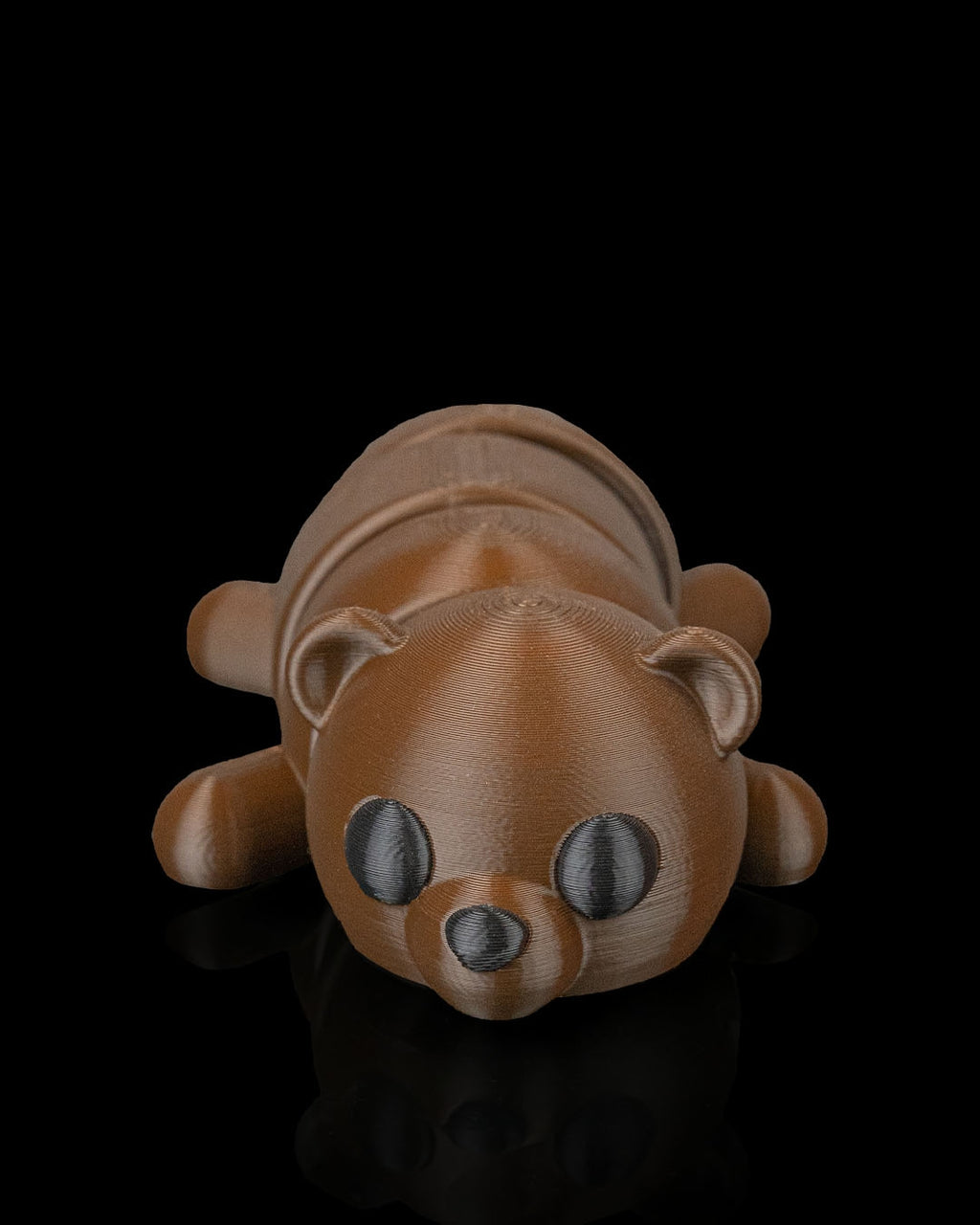 3D Printed Bear Sprawl — Statuette / Keychain