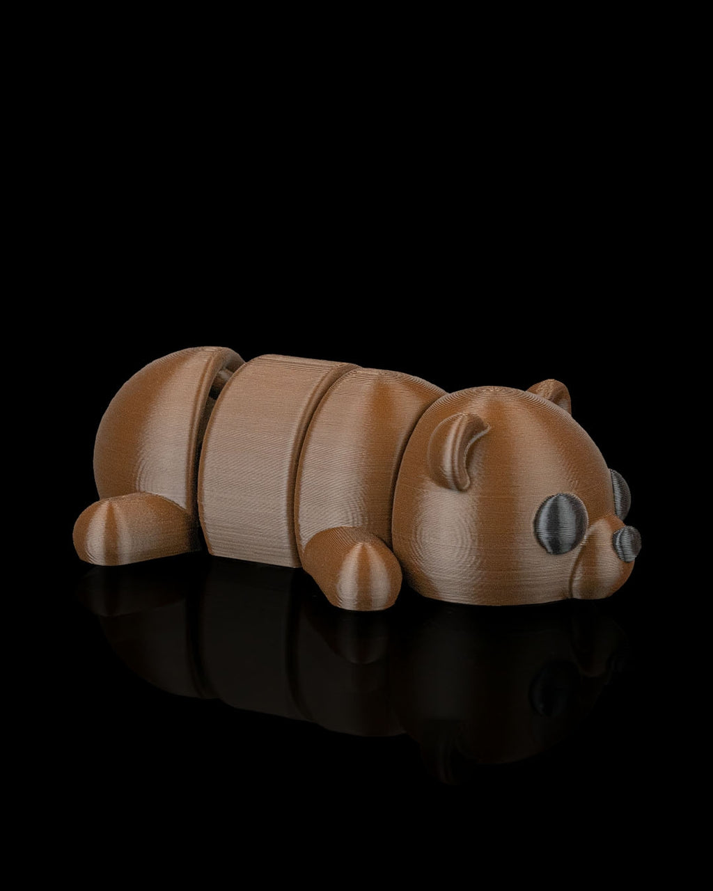 3D Printed Bear Sprawl — Statuette / Keychain