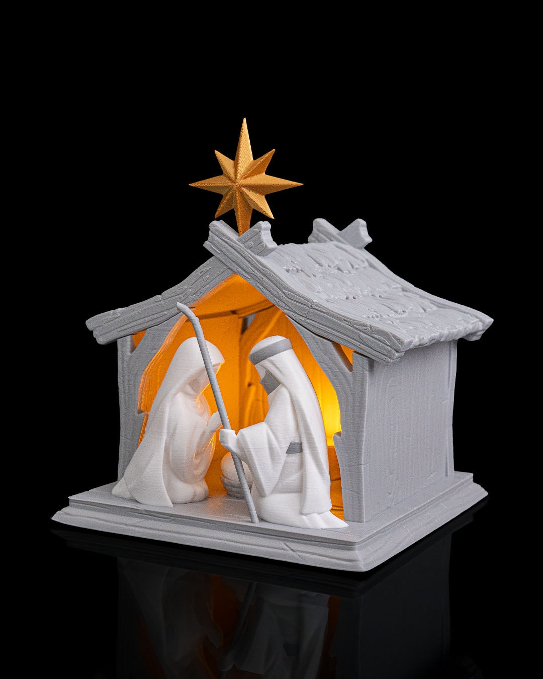 Bright Nativity — Illuminated Table Lamp