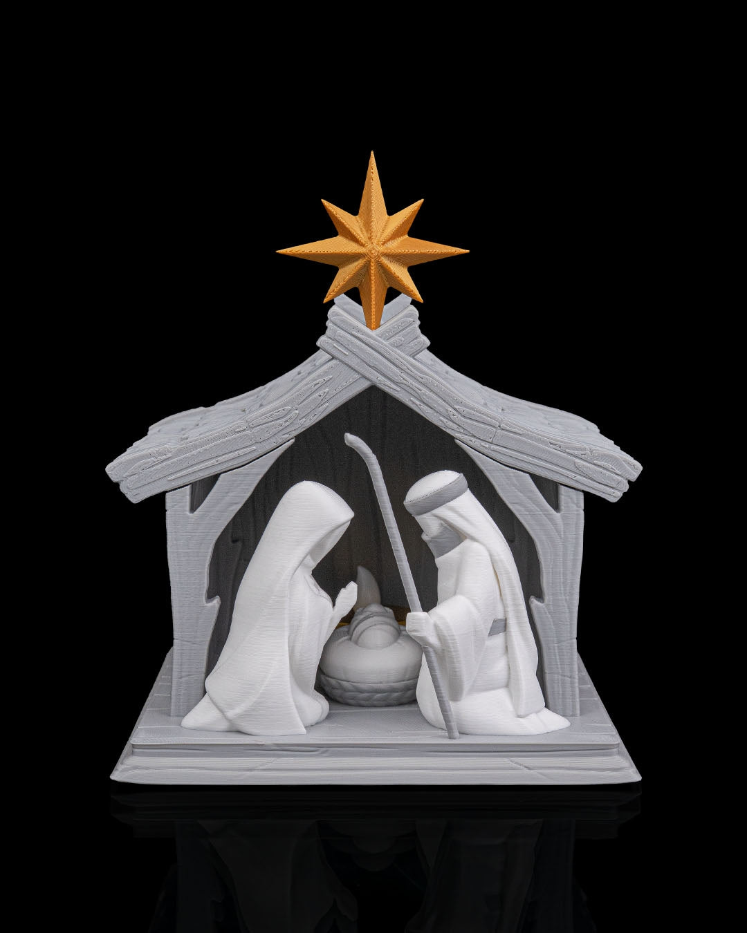Bright Nativity — Illuminated Table Lamp