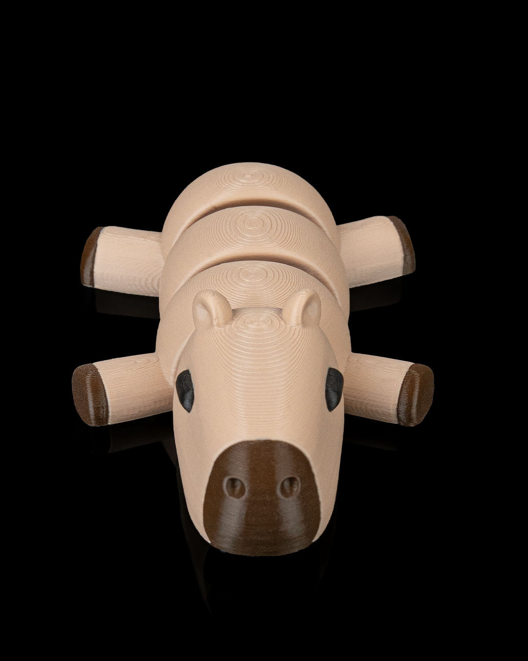 3D Printed Capybara Chill — Statuette / Keychain