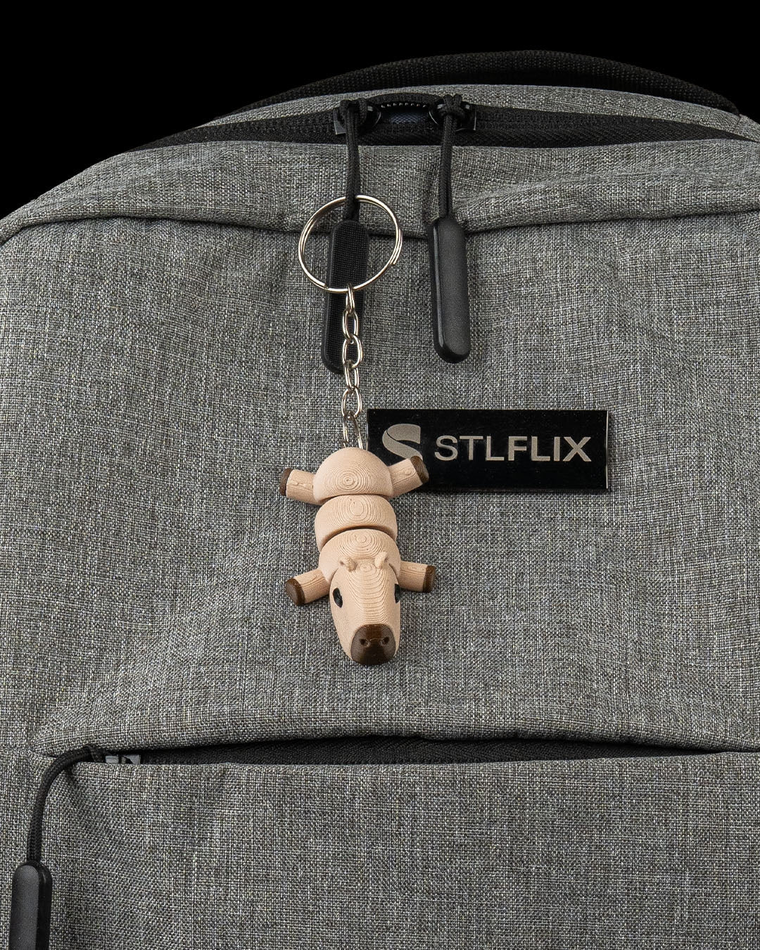 3D Printed Capybara Chill — Statuette / Keychain