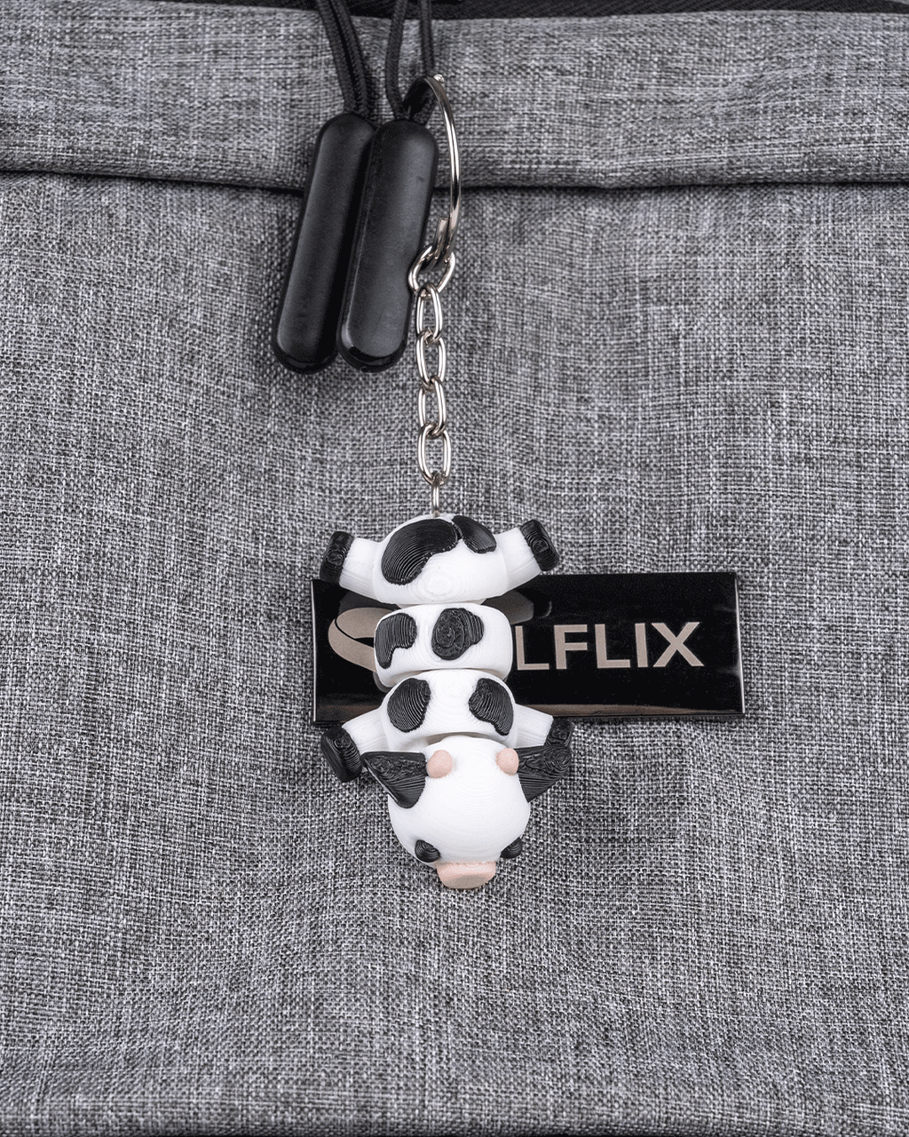 3D Printed Cow Cuddle — Decorative Collectible