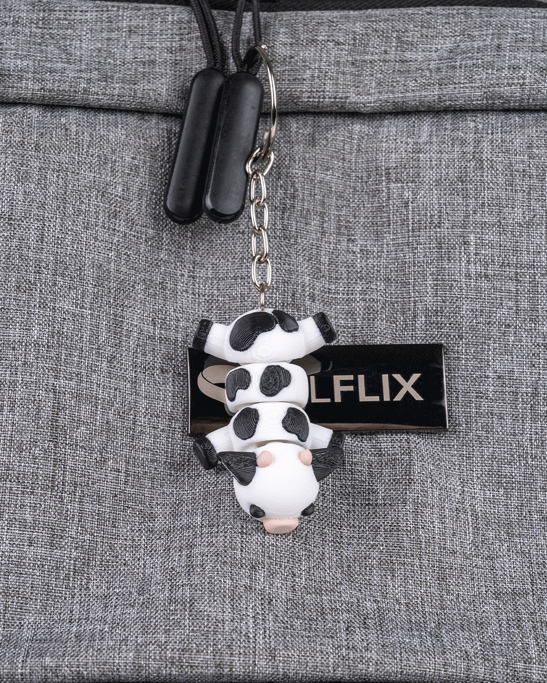 3D Printed Cow Cuddle — Decorative Collectible