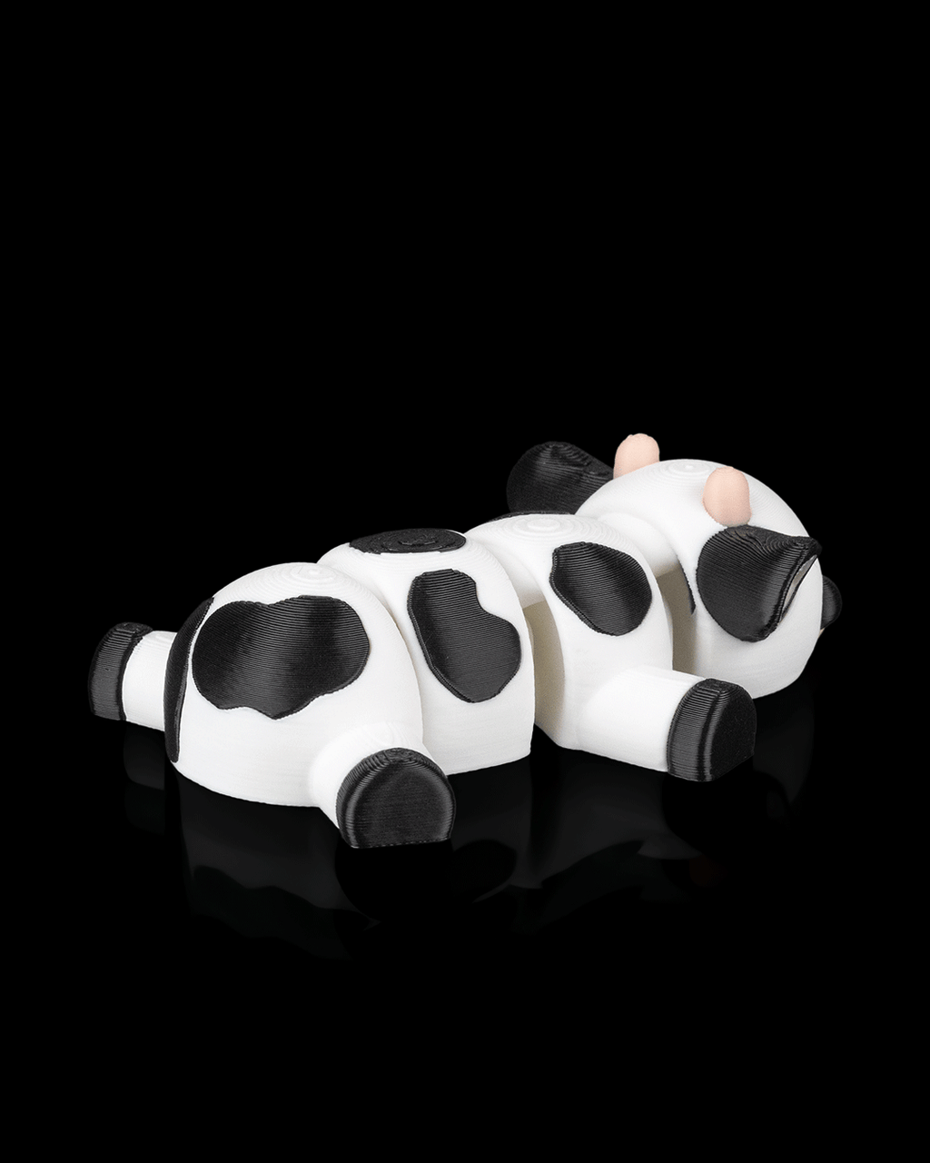 3D Printed Cow Cuddle — Decorative Collectible