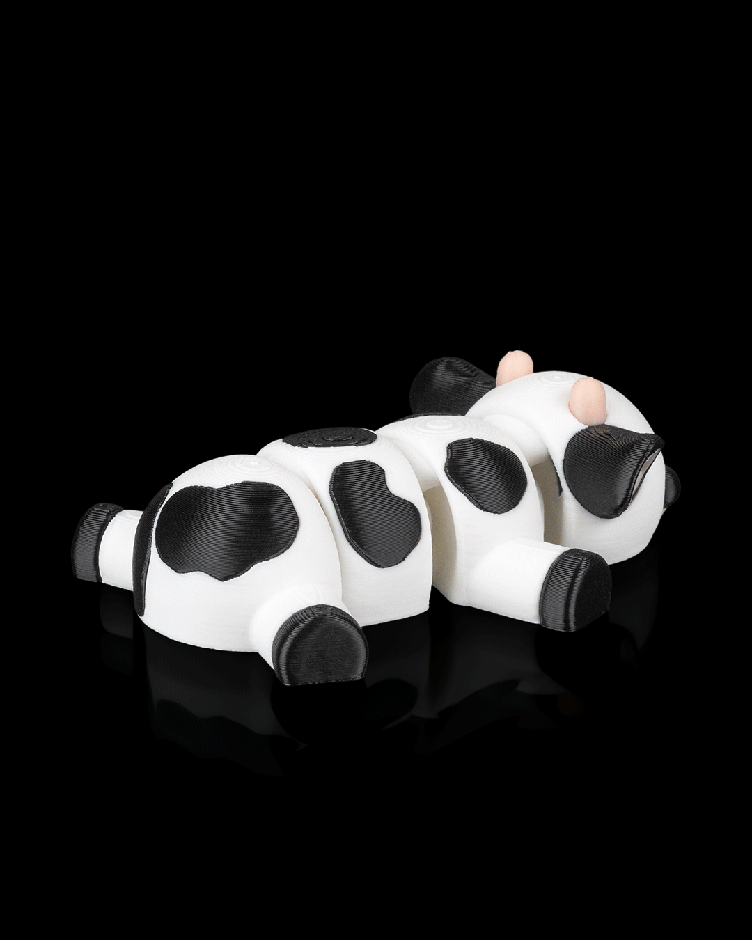 3D Printed Cow Cuddle — Decorative Collectible
