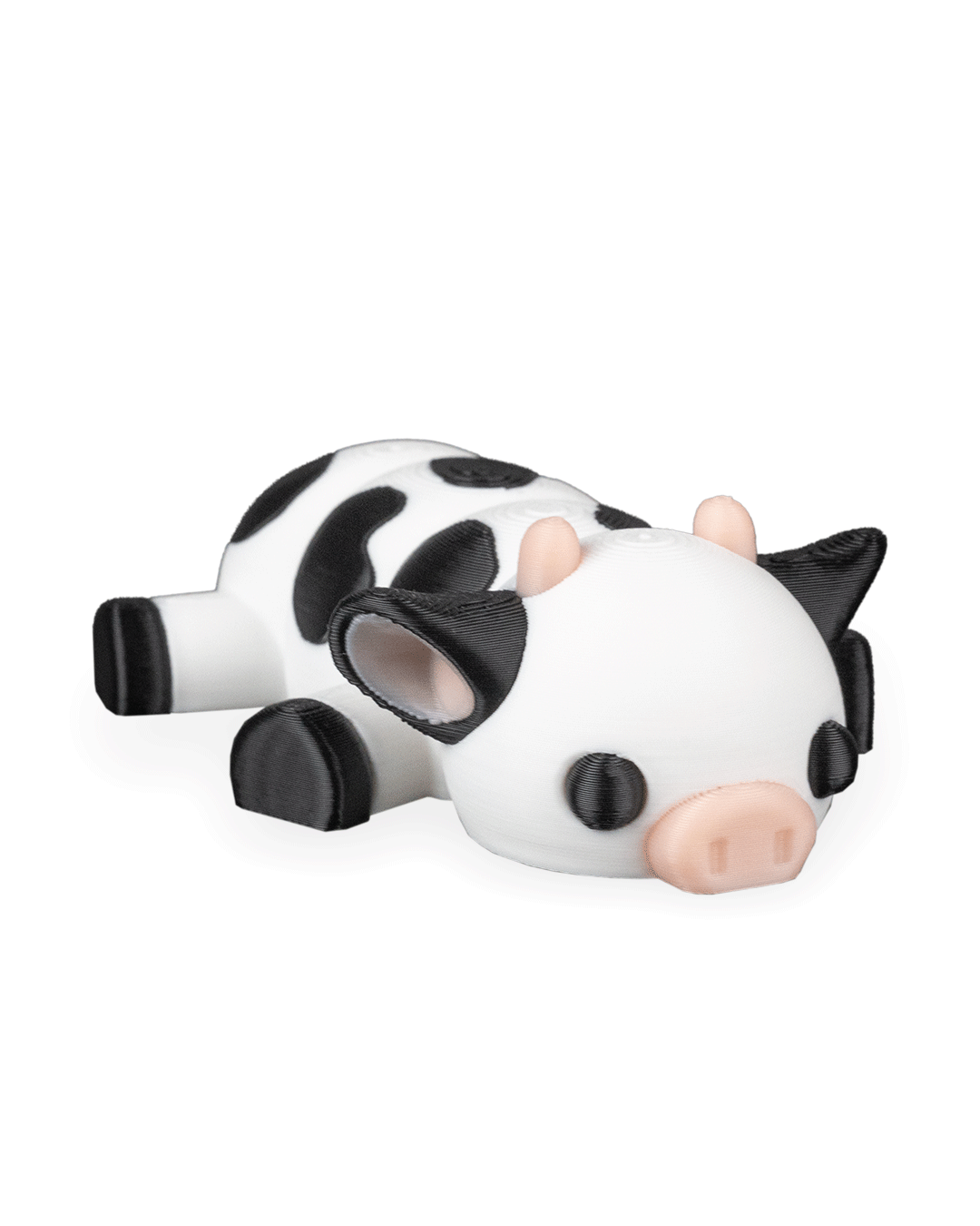 3D Printed Cow Cuddle — Decorative Collectible