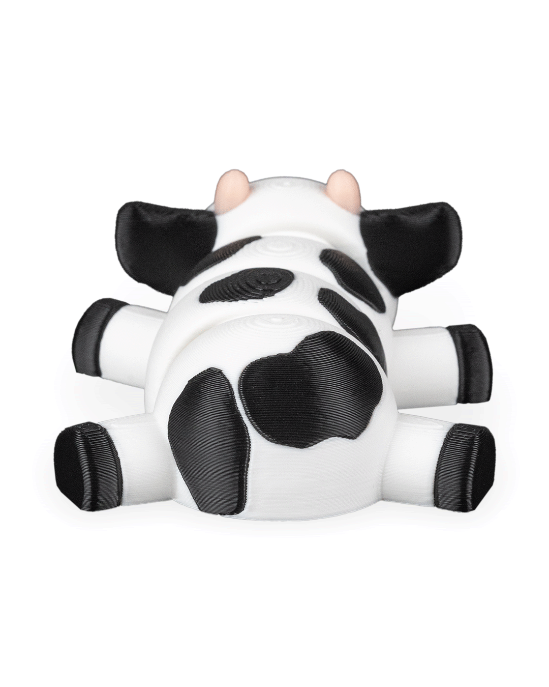3D Printed Cow Cuddle — Decorative Collectible