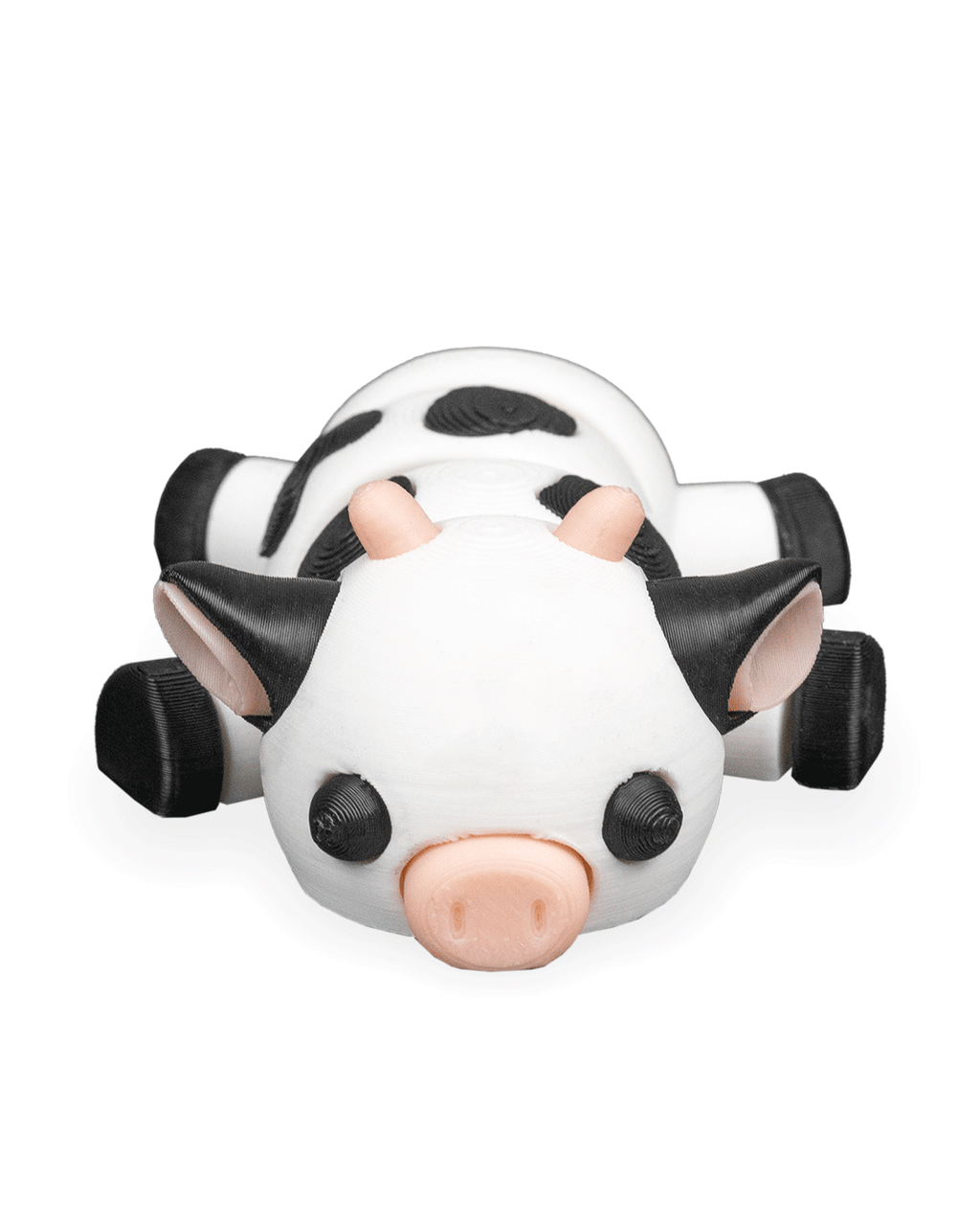 3D Printed Cow Cuddle — Decorative Collectible