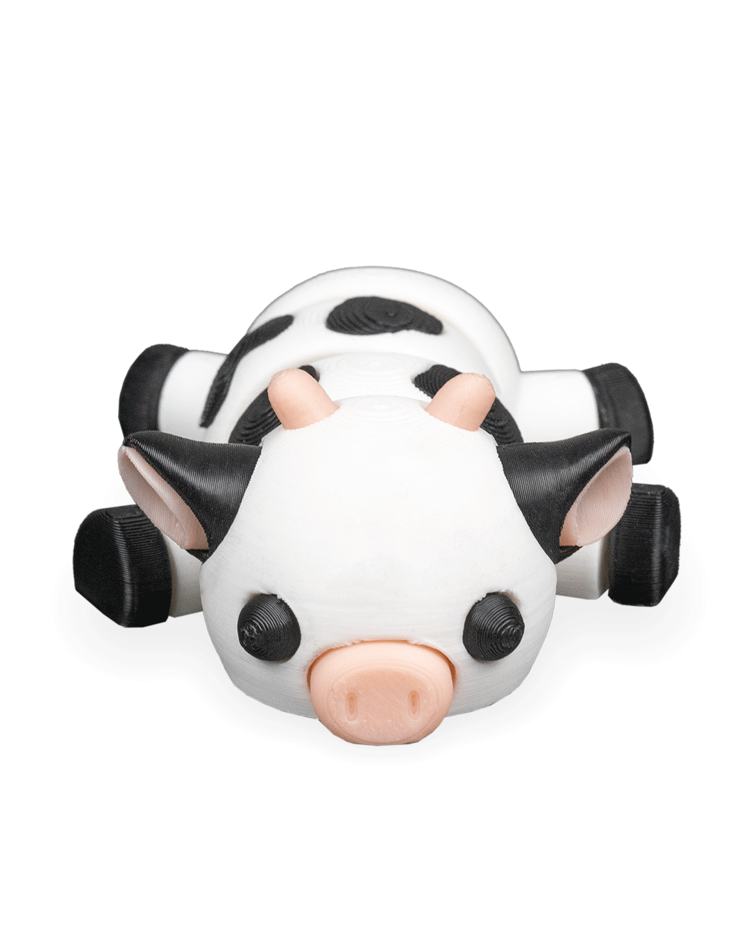 3D Printed Cow Cuddle — Decorative Collectible