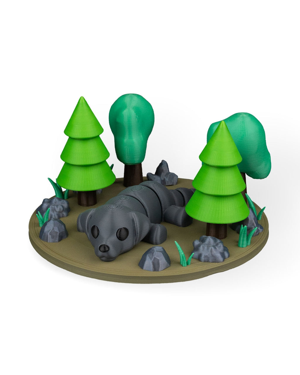 3D Printed Dog Doze — Decorative Collectible