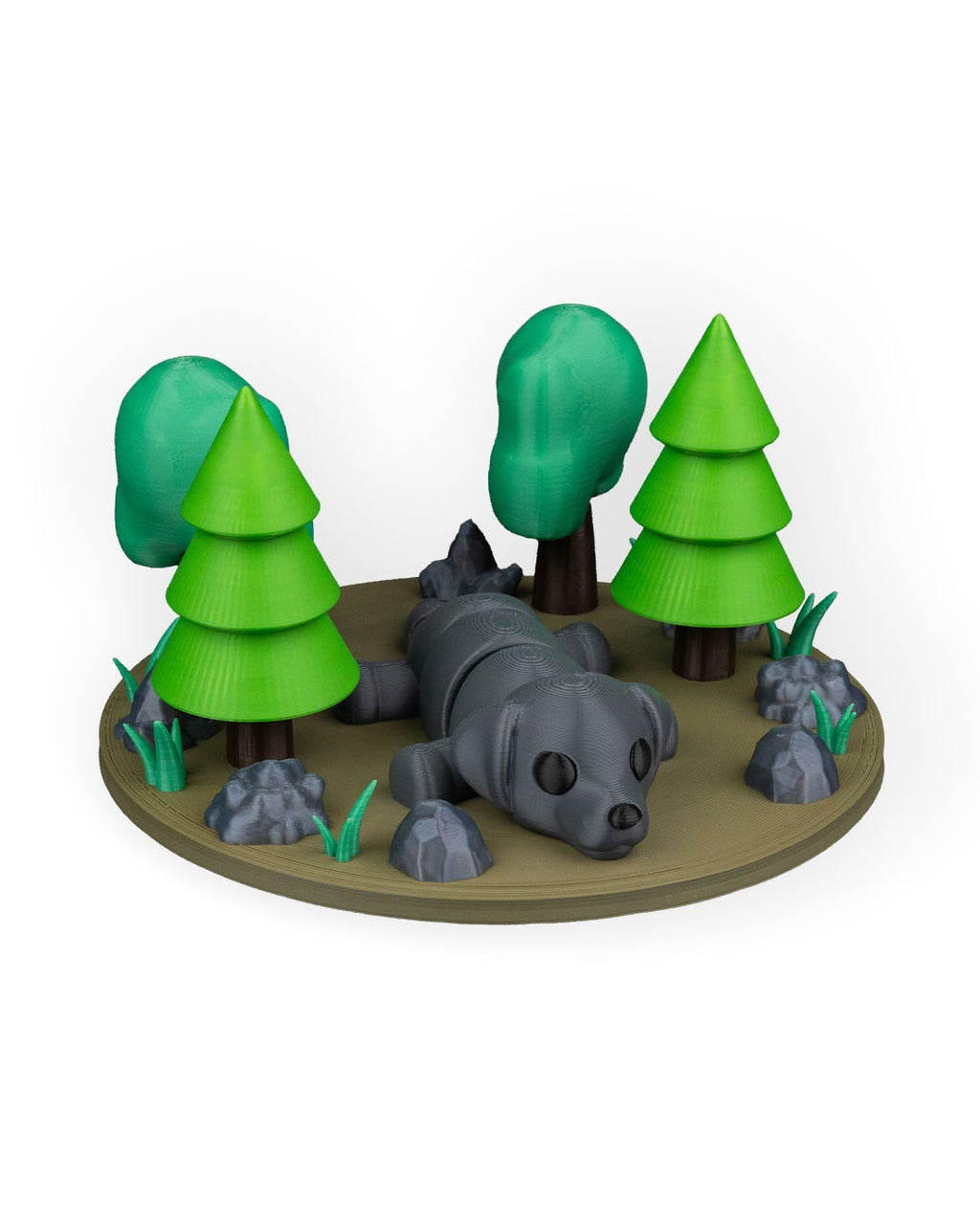 3D Printed Dog Doze — Decorative Collectible
