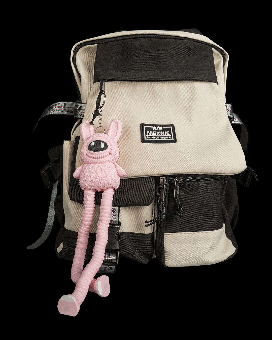 Floop — One-Eyed Rabbit Monster Articulated Fidget Keychain / Statuette