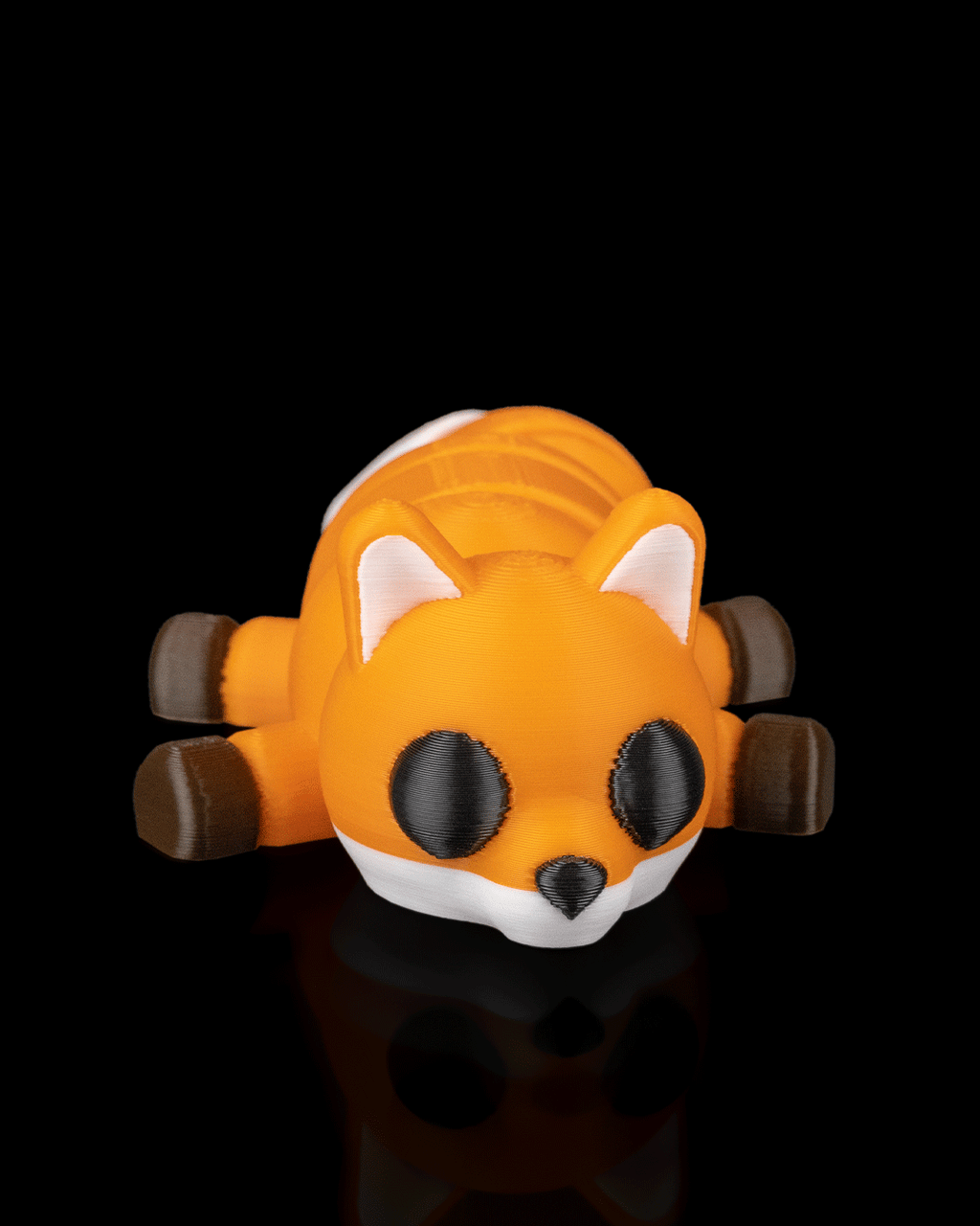 3D Printed Fox Linger — Decorative Collectible