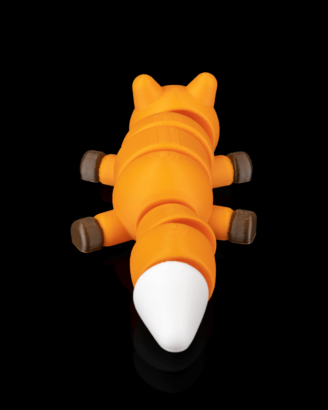 3D Printed Fox Linger — Decorative Collectible