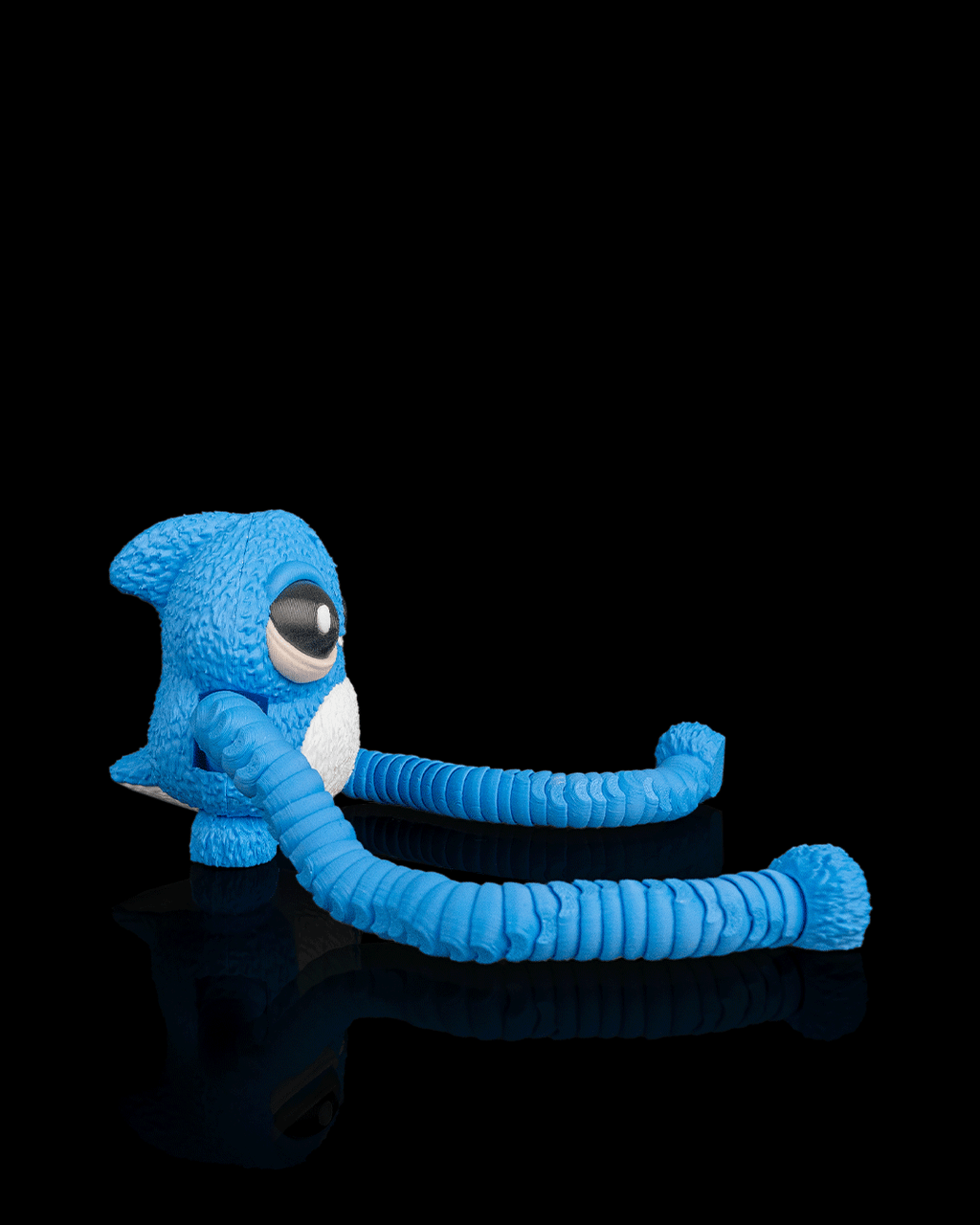 Gnasher — Sea Monster Articulated Fidget Keychain / Statuette