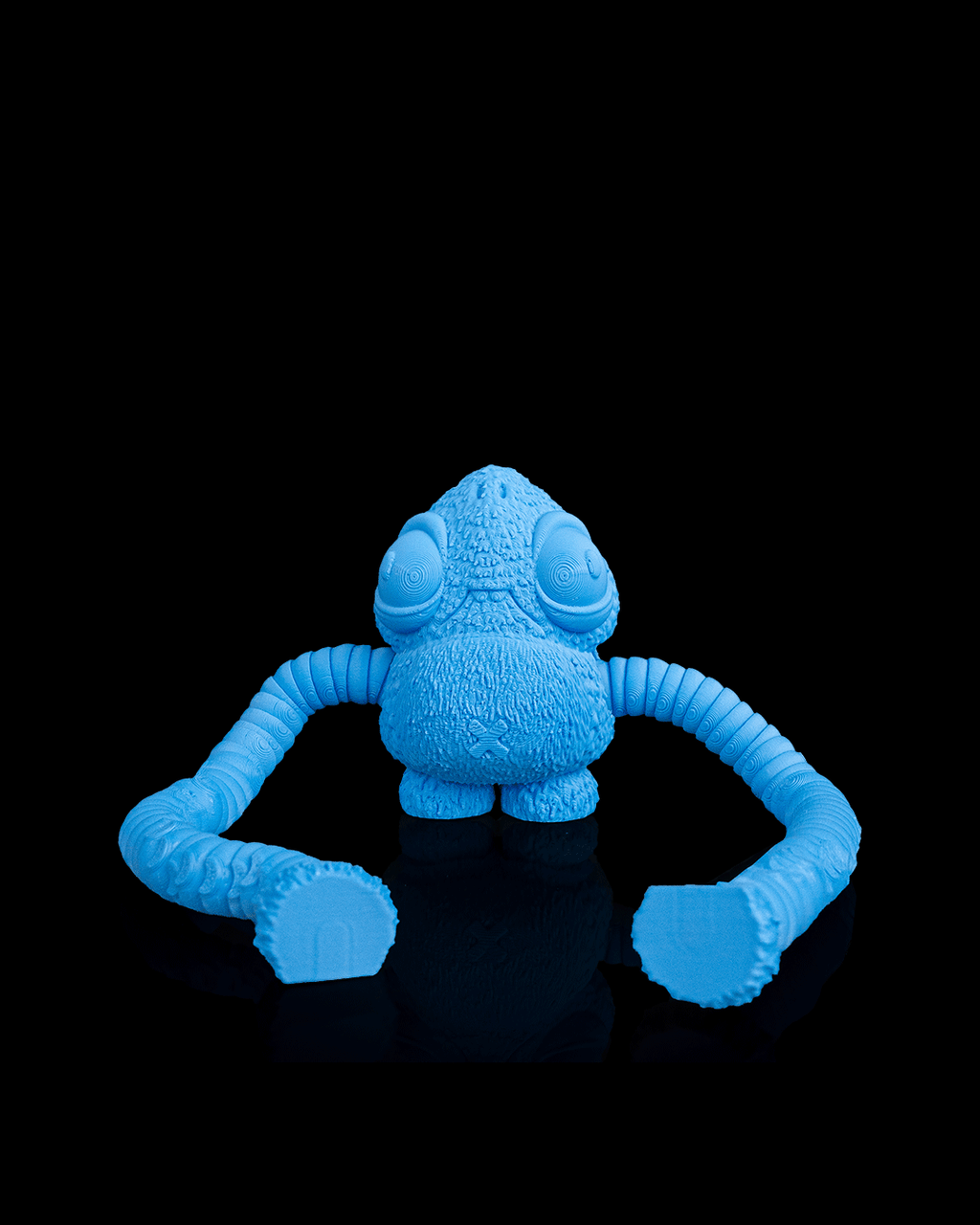 Gnasher — Sea Monster Articulated Fidget Keychain / Statuette