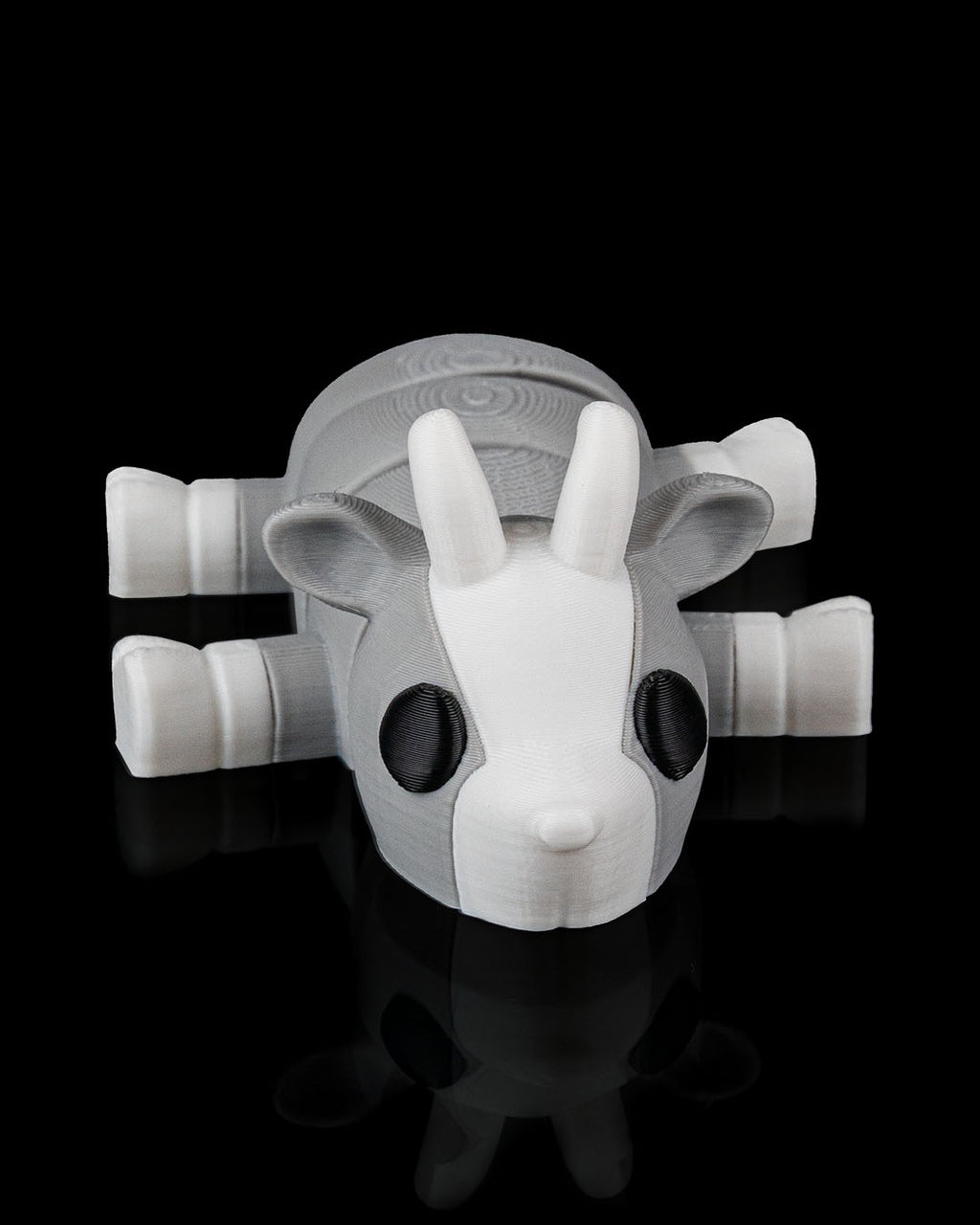 3D Printed Goat Nestle — Decorative Collectible