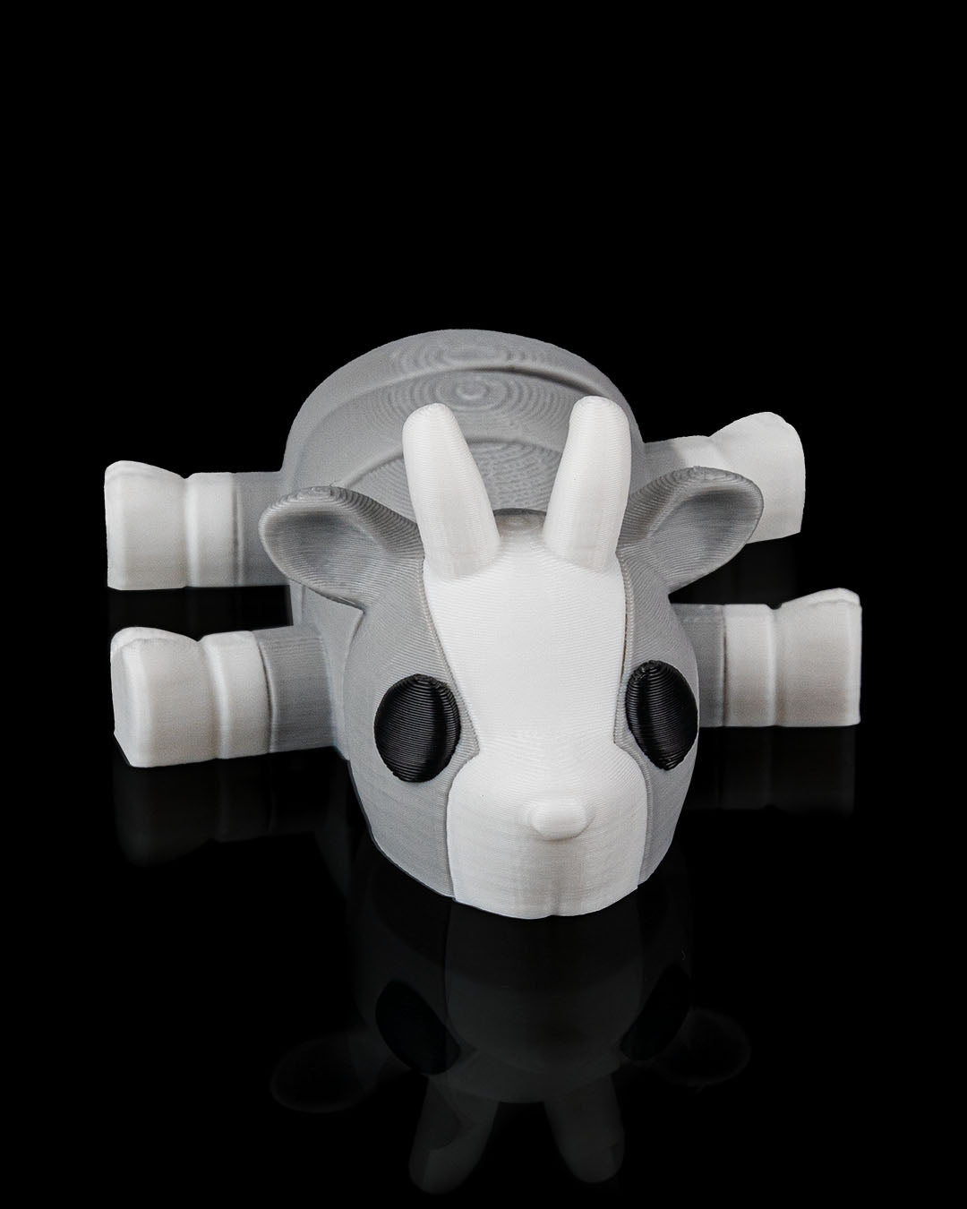 3D Printed Goat Nestle — Decorative Collectible