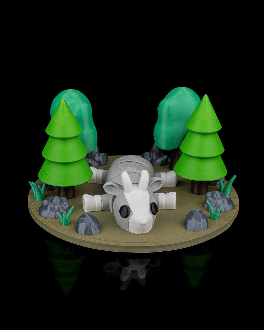 3D Printed Goat Nestle — Decorative Collectible