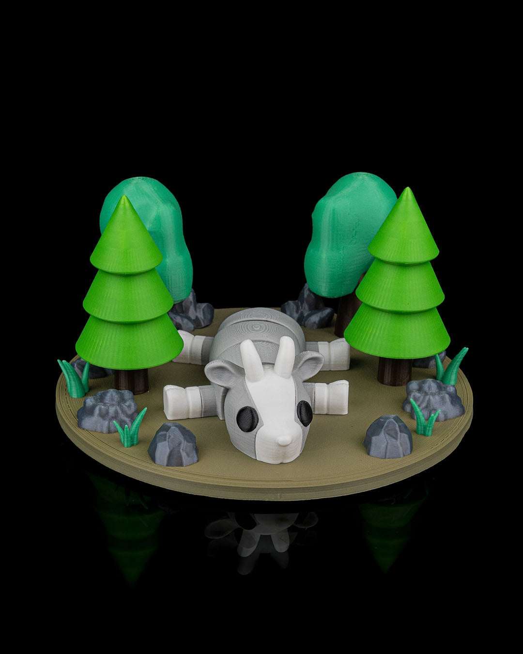 3D Printed Goat Nestle — Decorative Collectible