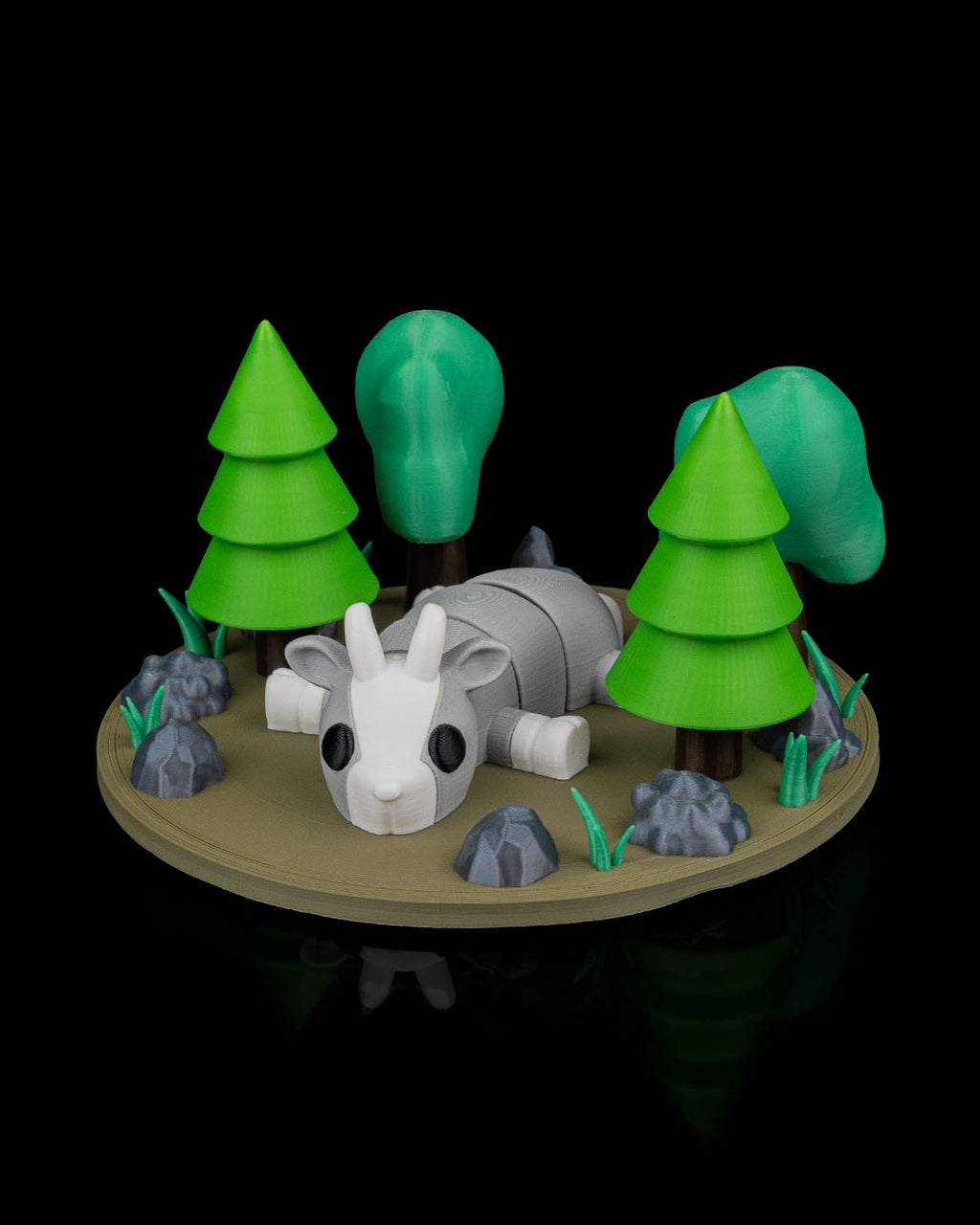 3D Printed Goat Nestle — Decorative Collectible