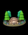 3D Printed Hedgehog Huddle — Statuette / Keychain