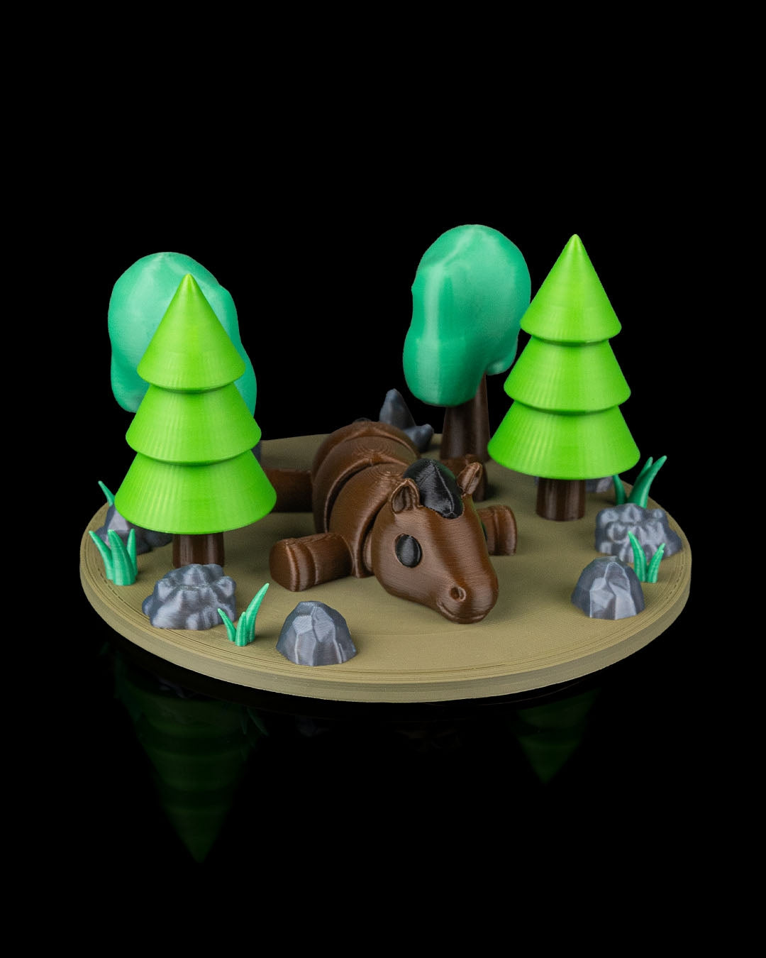 3D Printed Horse Pause — Decorative Collectible