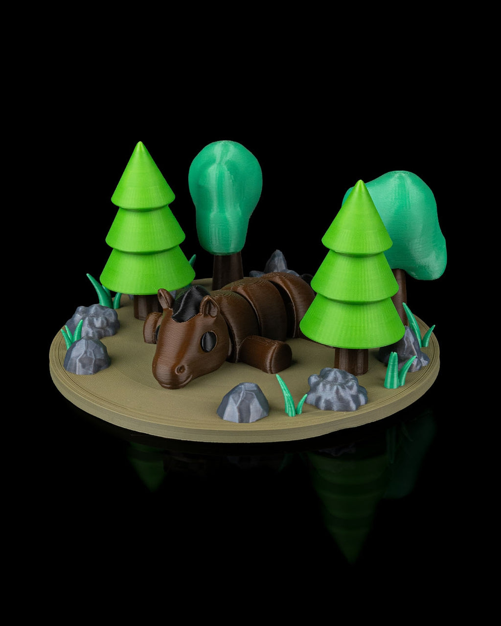 3D Printed Horse Pause — Decorative Collectible