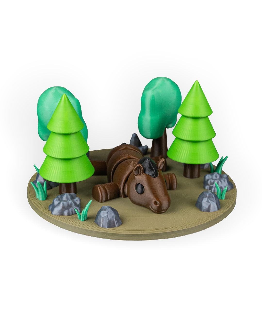 3D Printed Horse Pause — Decorative Collectible