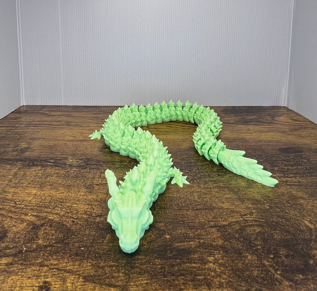 Articulated Dragon — 50cm Poseable 3D Printed Fidget Figure