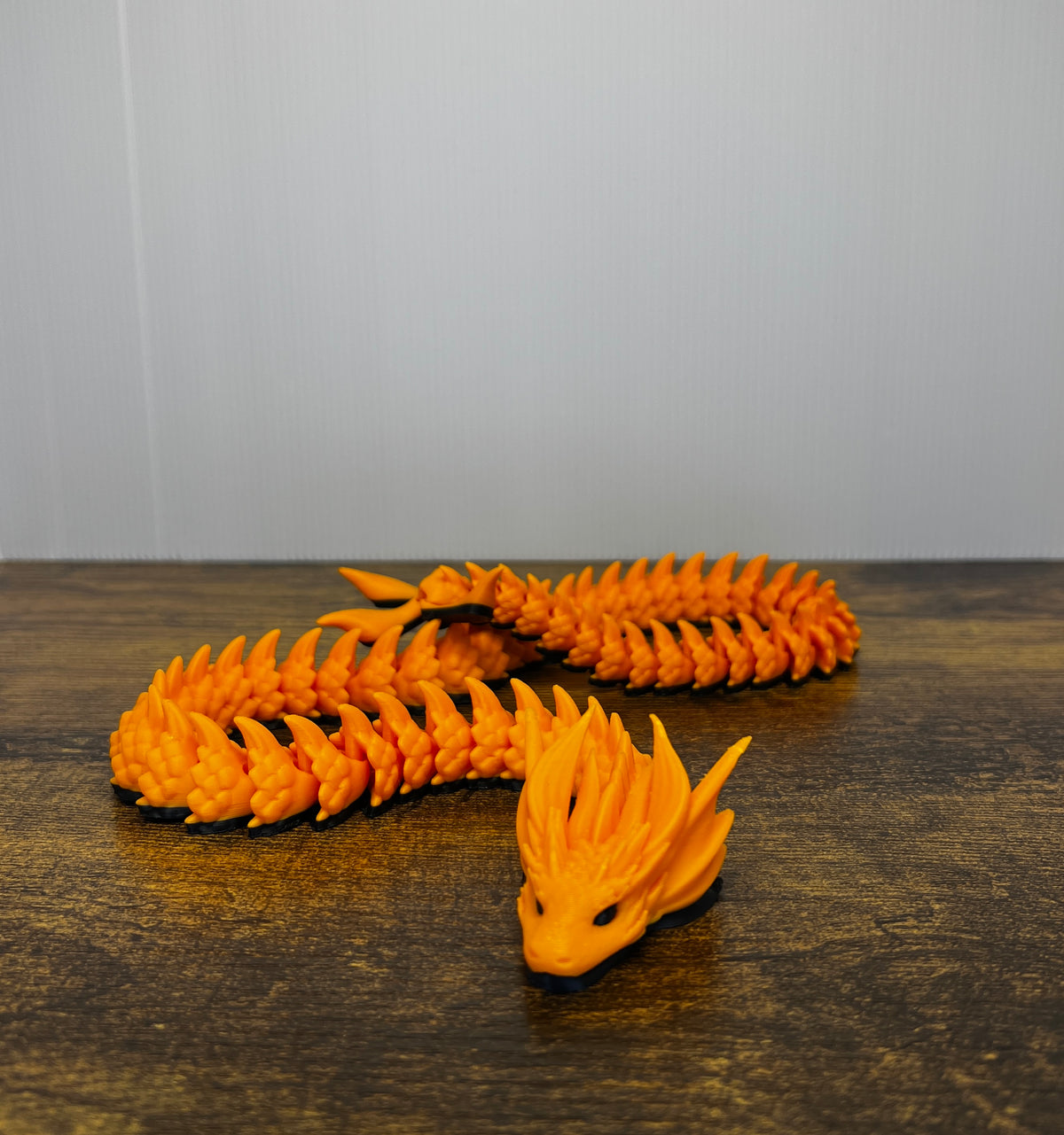 Articulated Flame Dragon — Poseable 3D Printed Fidget Figure