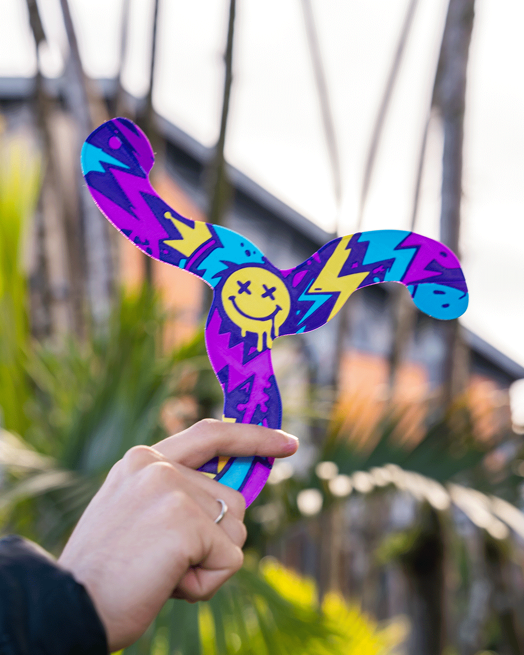 3D Printed Indoor Boomerang — Novelty Flying Toy