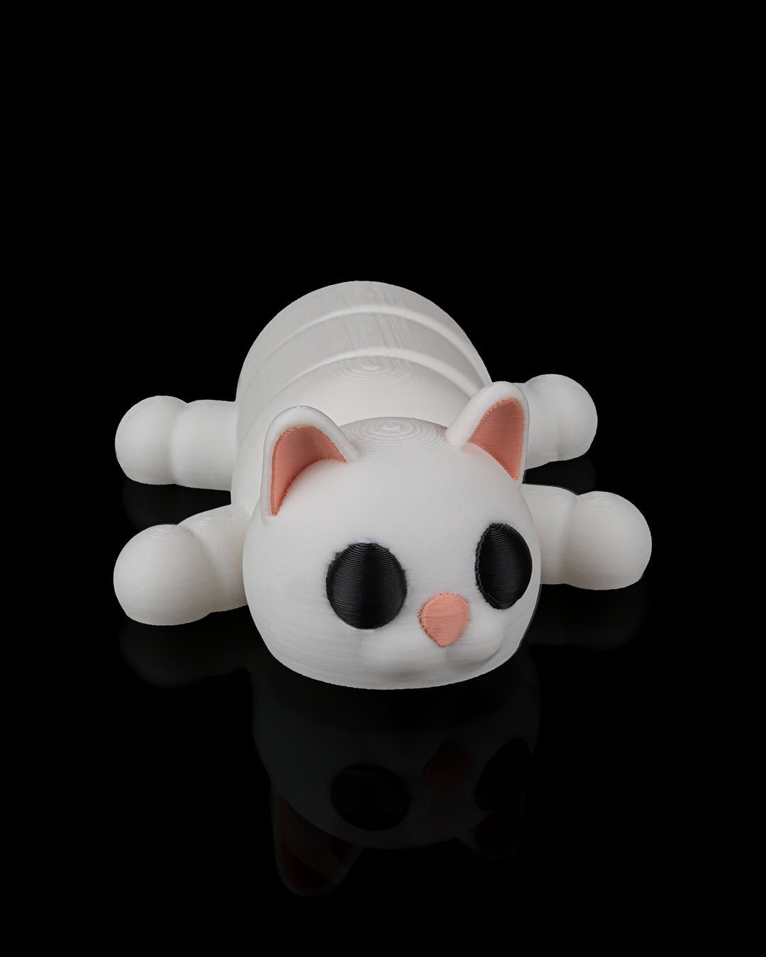 3D Printed Lazy Cat — Decorative Collectible