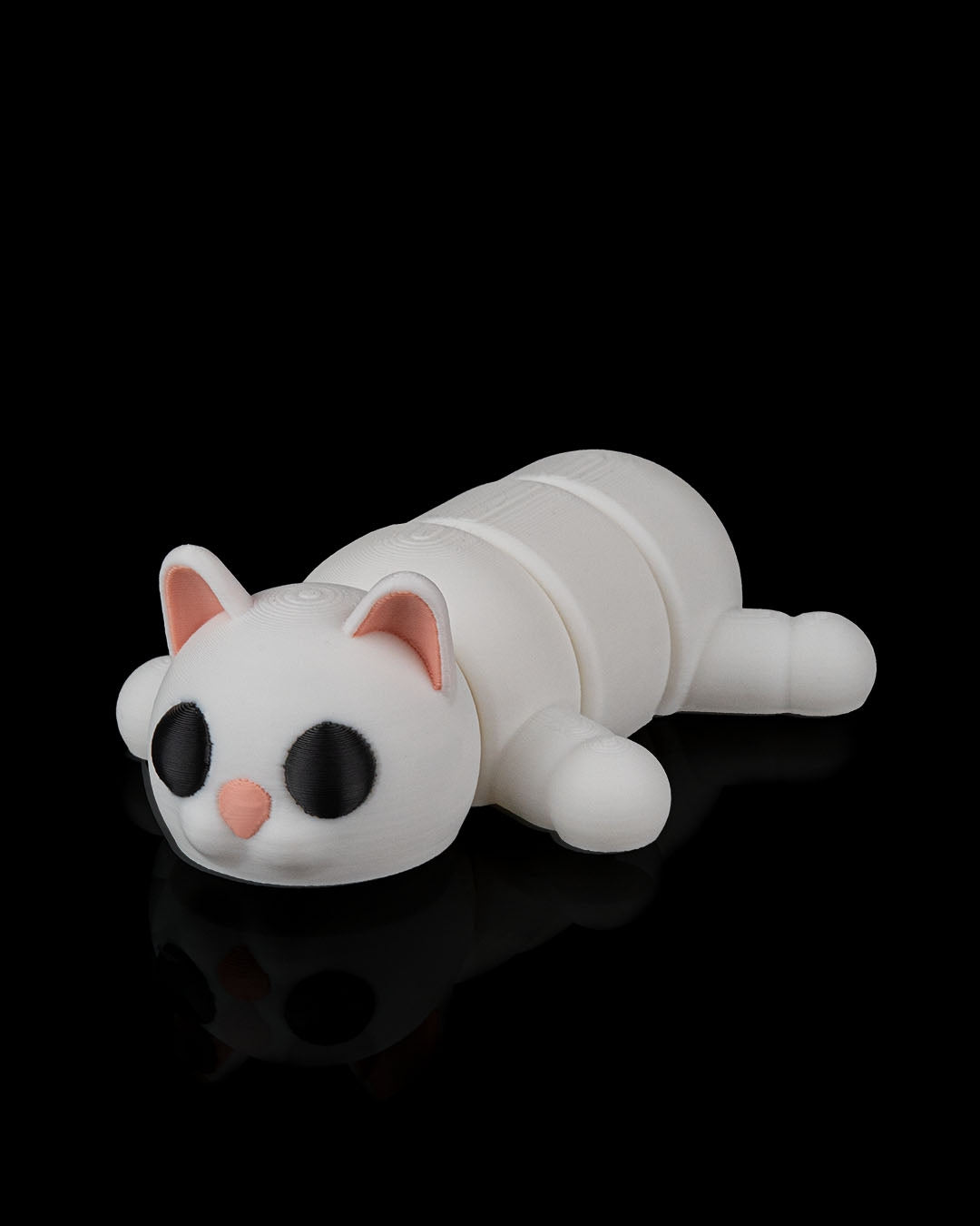 3D Printed Lazy Cat — Decorative Collectible