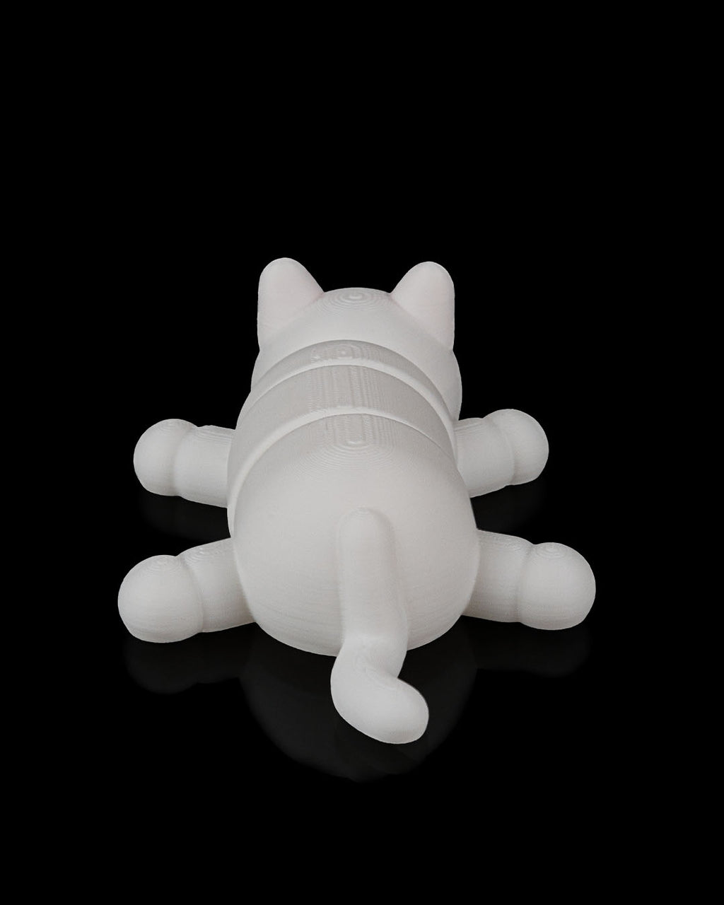 3D Printed Lazy Cat — Decorative Collectible