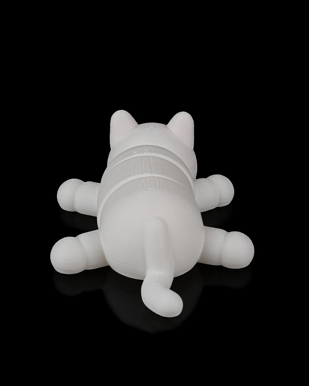 3D Printed Lazy Cat — Decorative Collectible