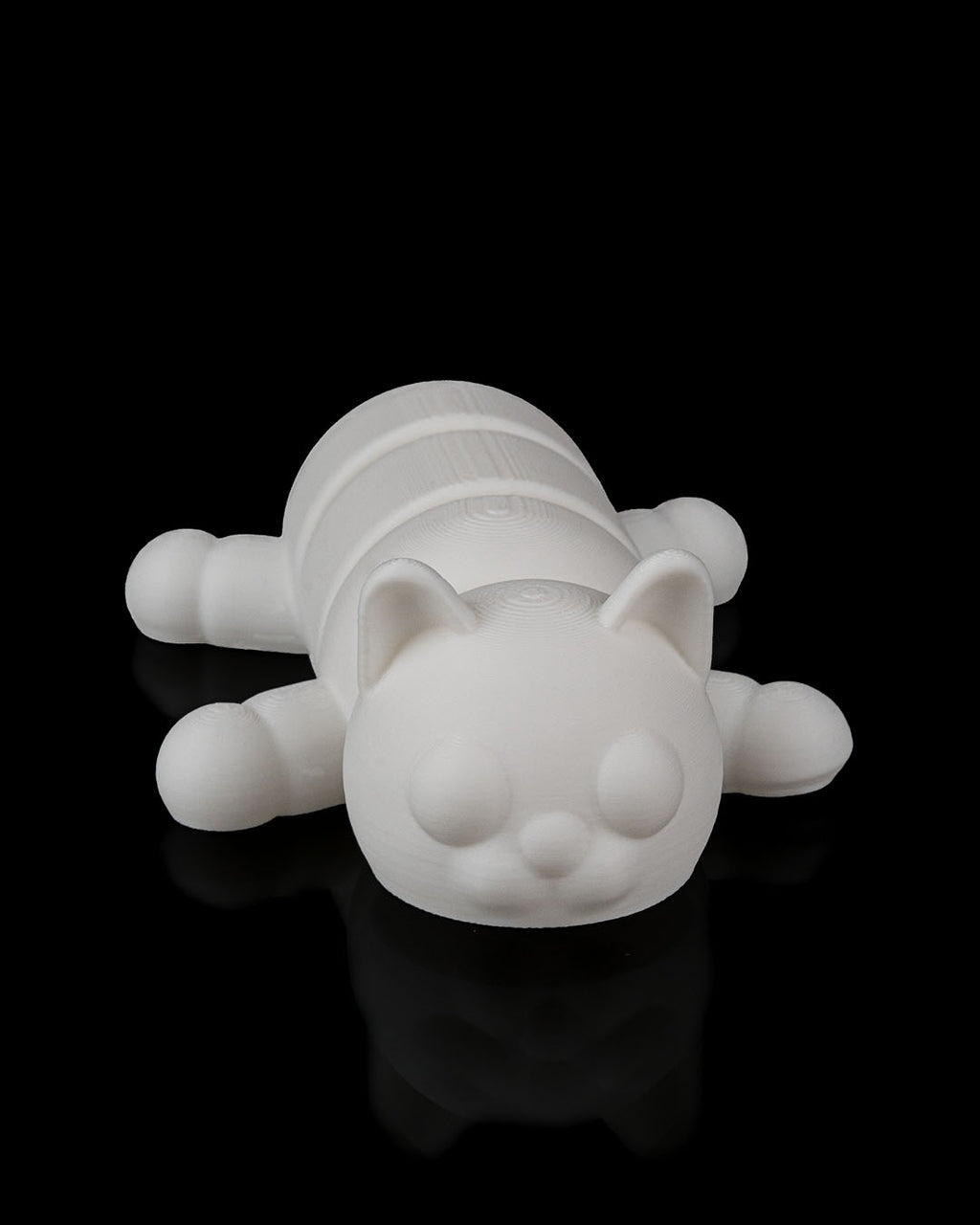 3D Printed Lazy Cat — Decorative Collectible
