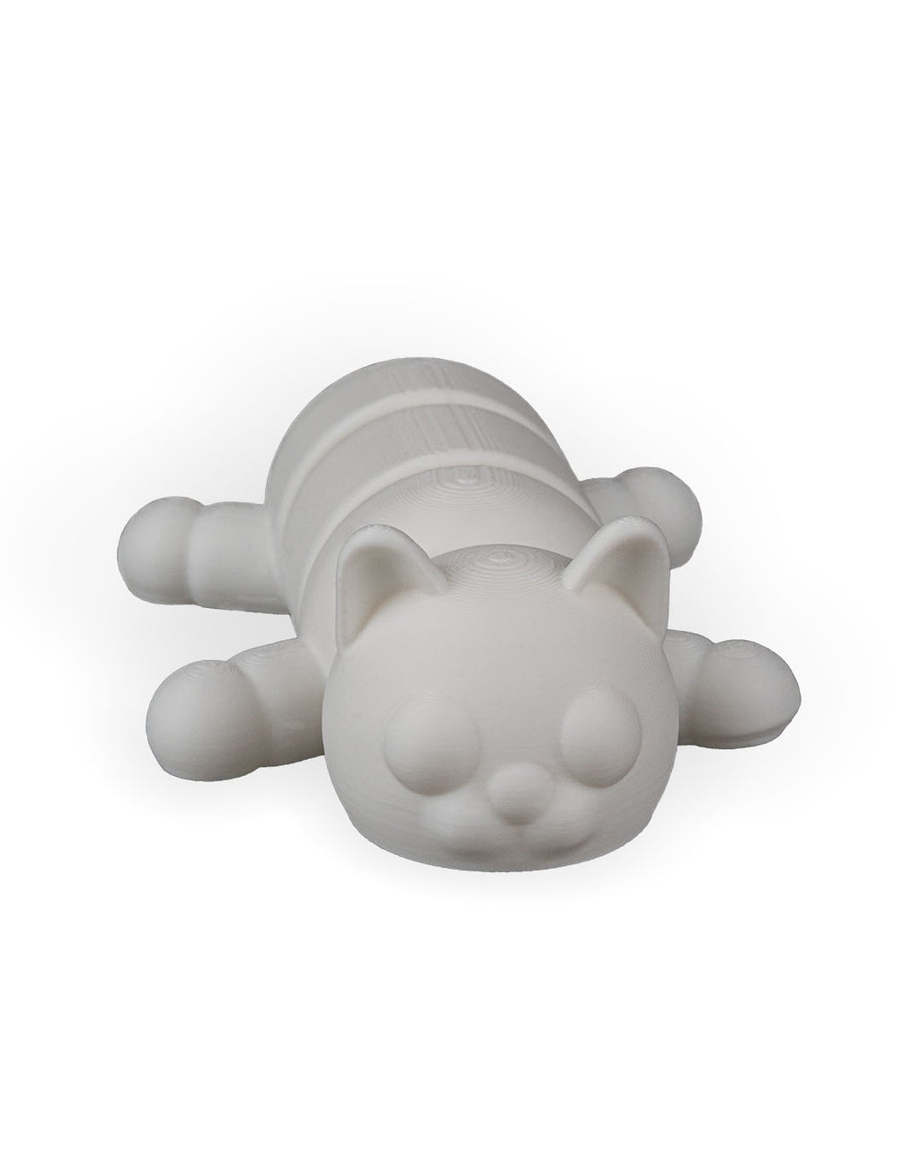 3D Printed Lazy Cat — Decorative Collectible
