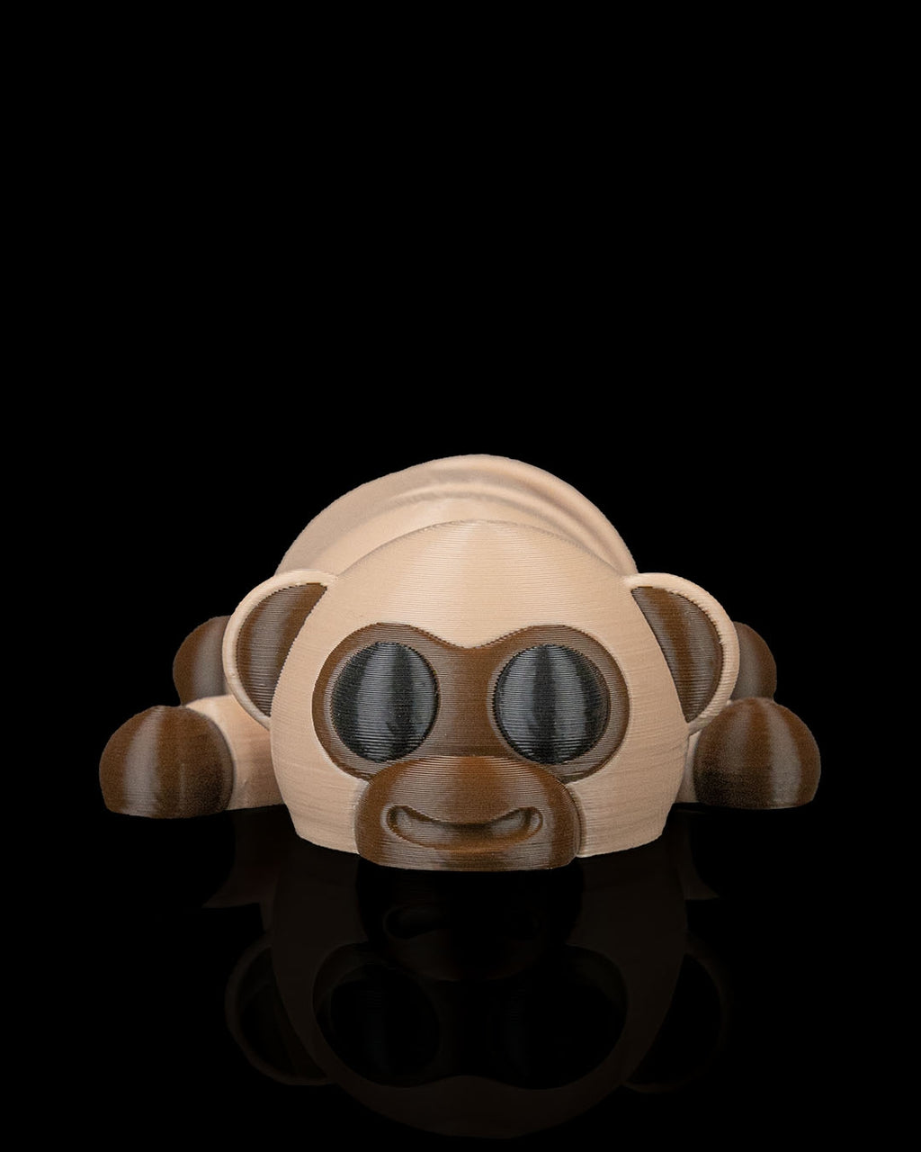 3D Printed Monkey Pause — Statuette / Keychain
