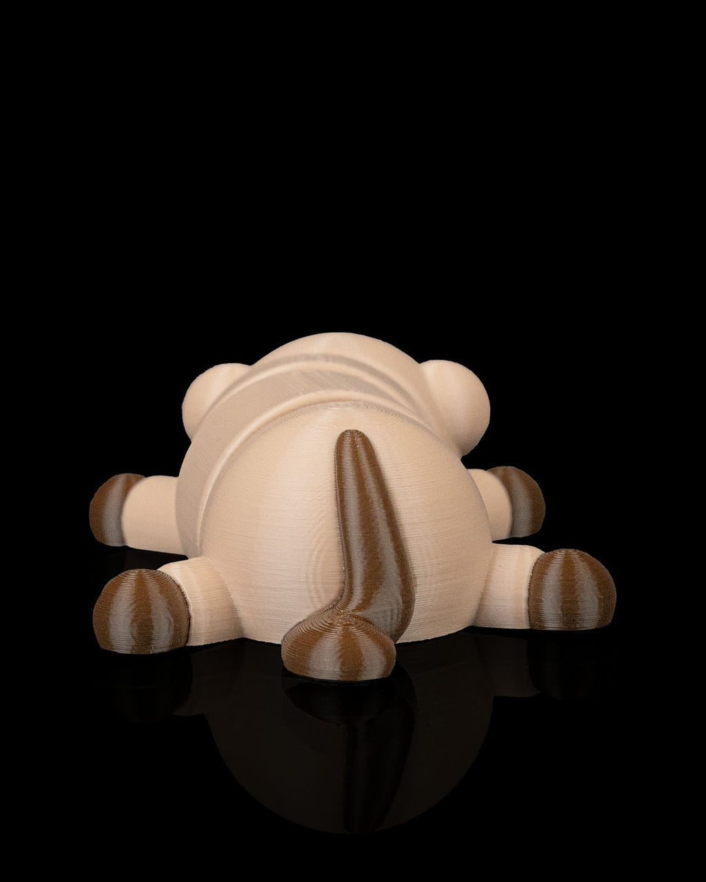 3D Printed Monkey Pause — Statuette / Keychain