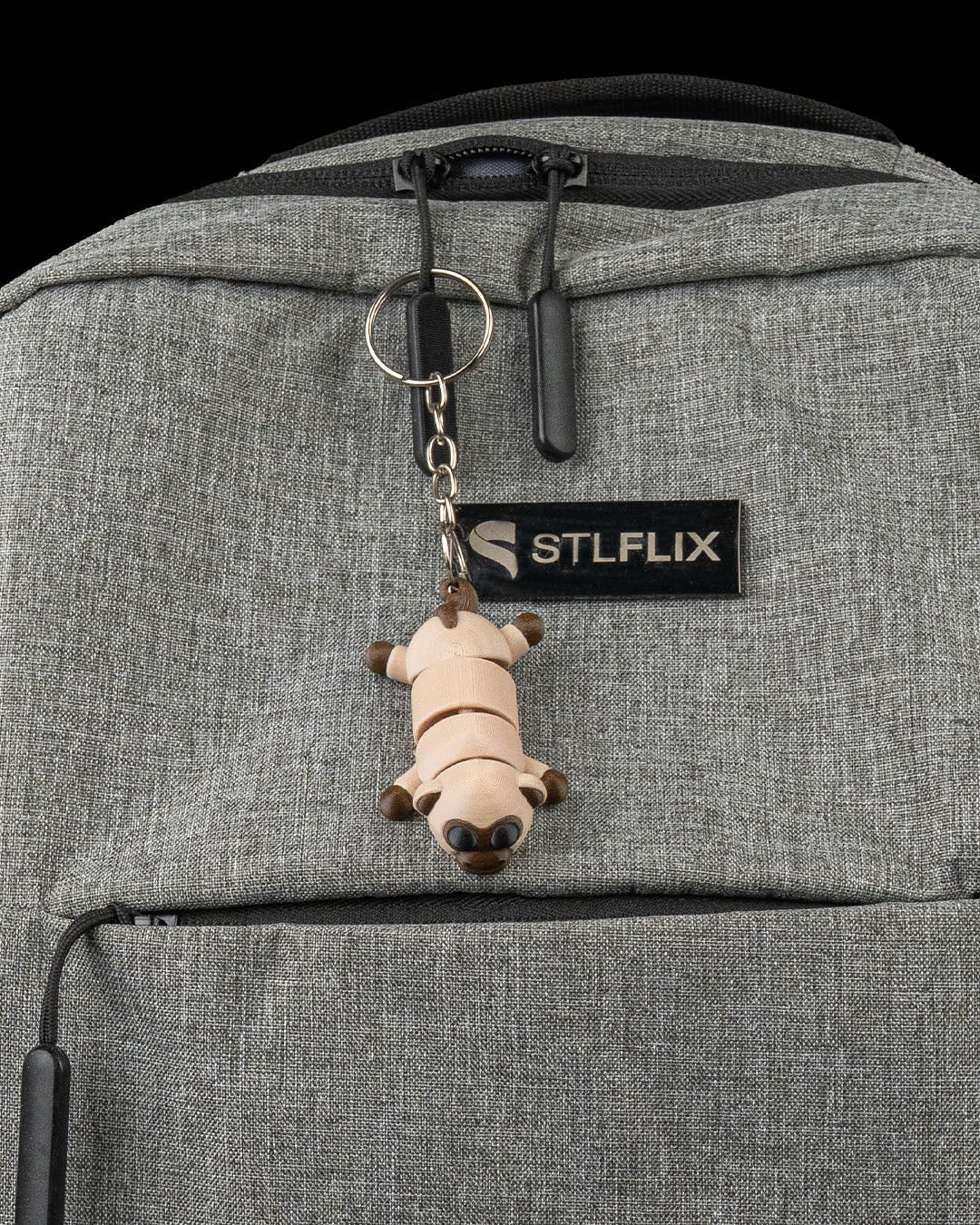 3D Printed Monkey Pause — Statuette / Keychain
