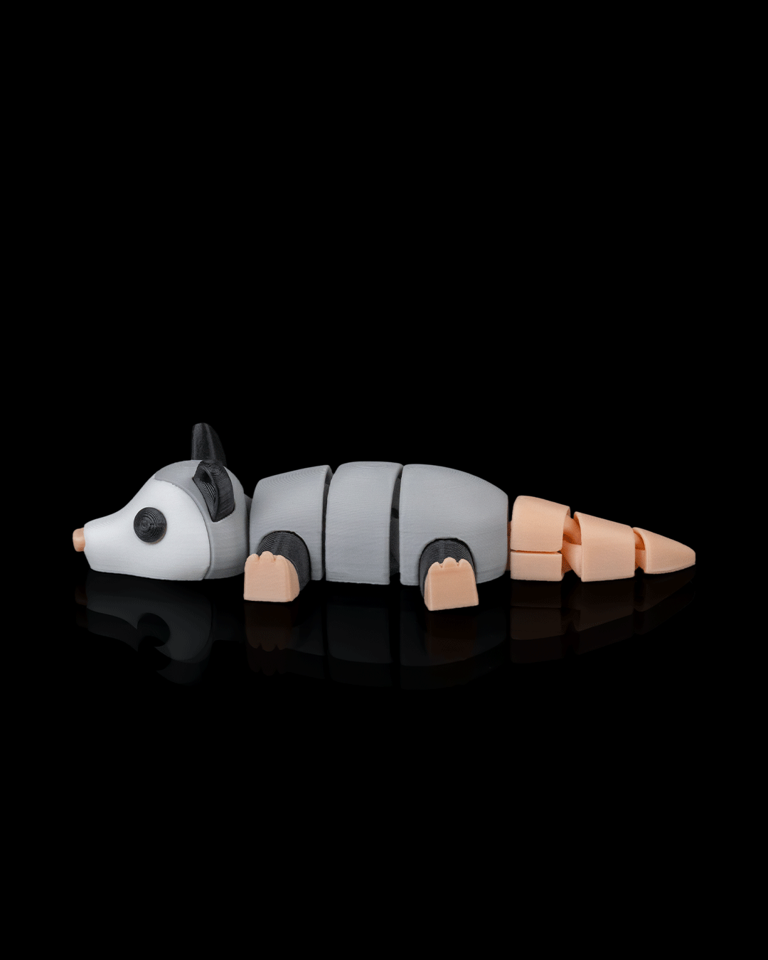 3D Printed Opossum Flop — Statuette / Keychain