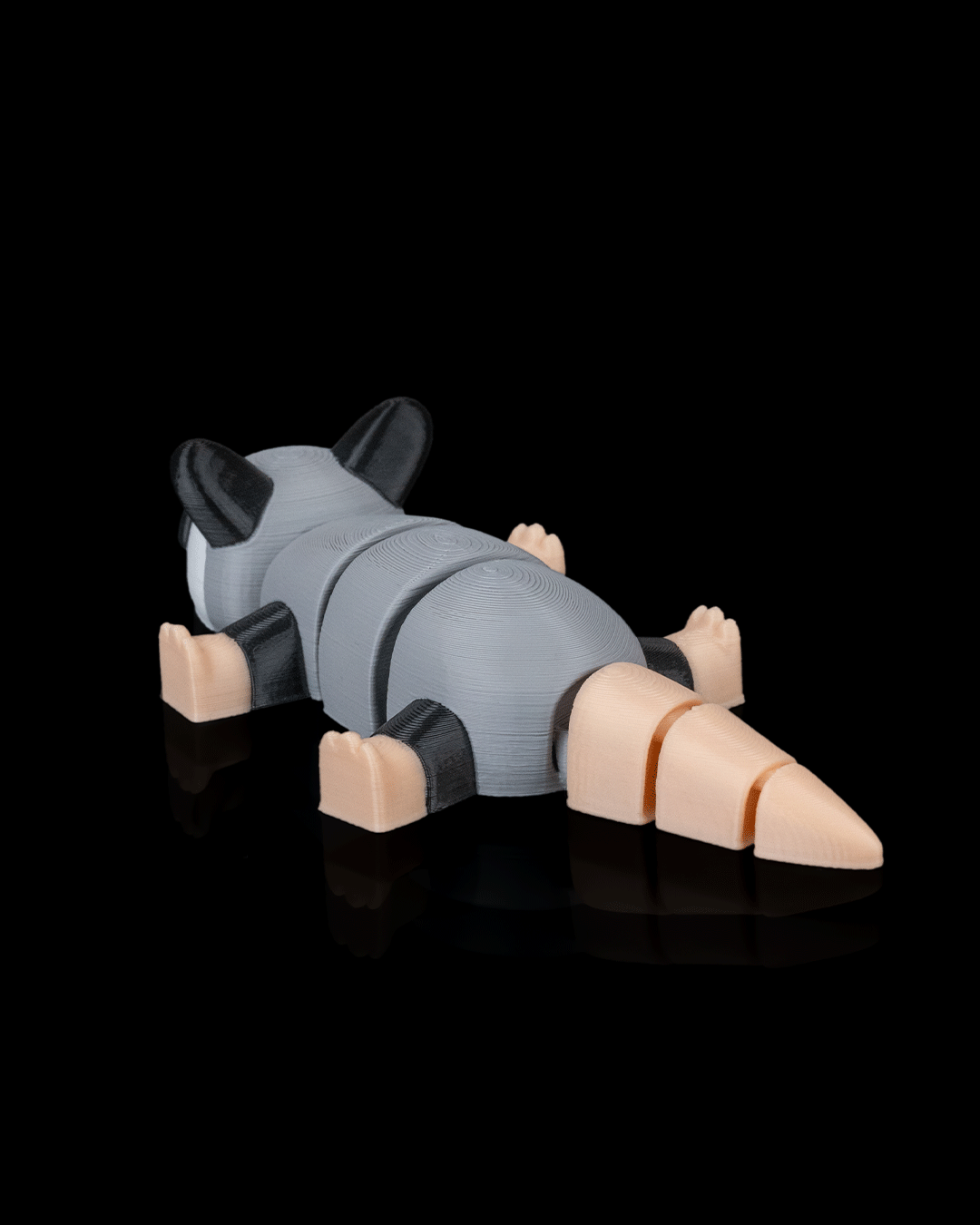 3D Printed Opossum Flop — Statuette / Keychain