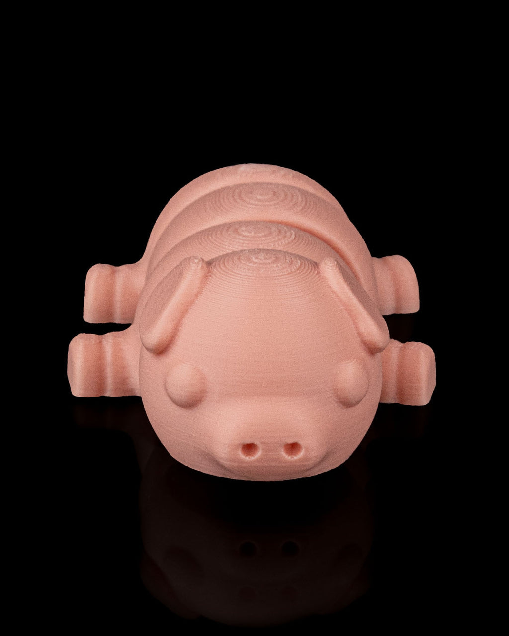3D Printed Pig Plop — Decorative Collectible