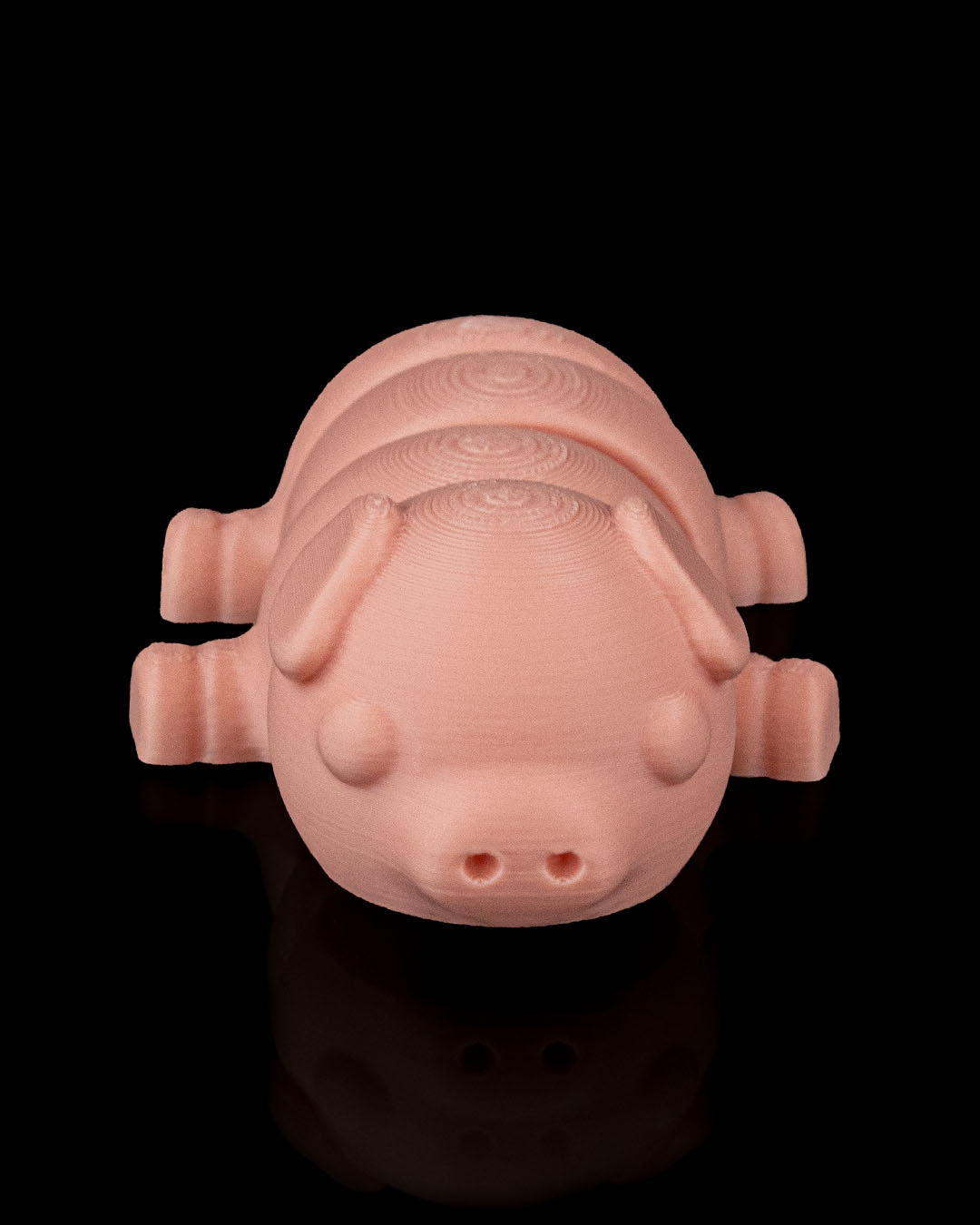 3D Printed Pig Plop — Decorative Collectible