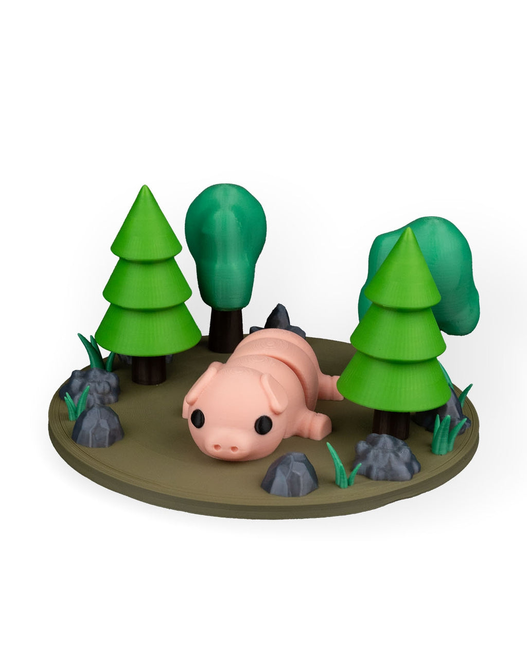 3D Printed Pig Plop — Decorative Collectible