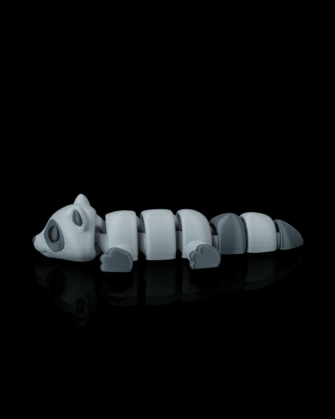 3D Printed Raccoon Laze — Statuette / Keychain