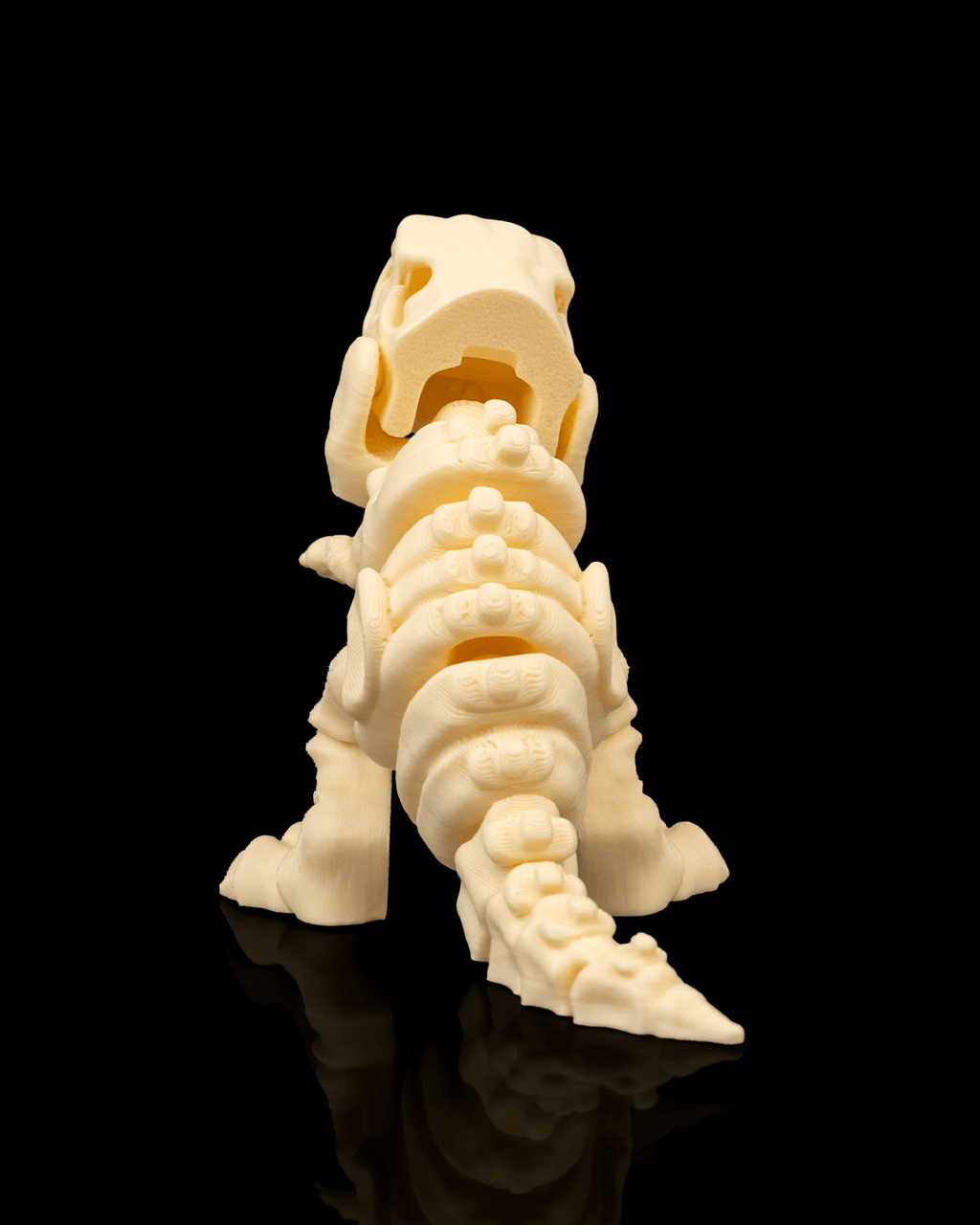 Articulated T-Rex Skeleton — Poseable 3D Printed Fidget Figure