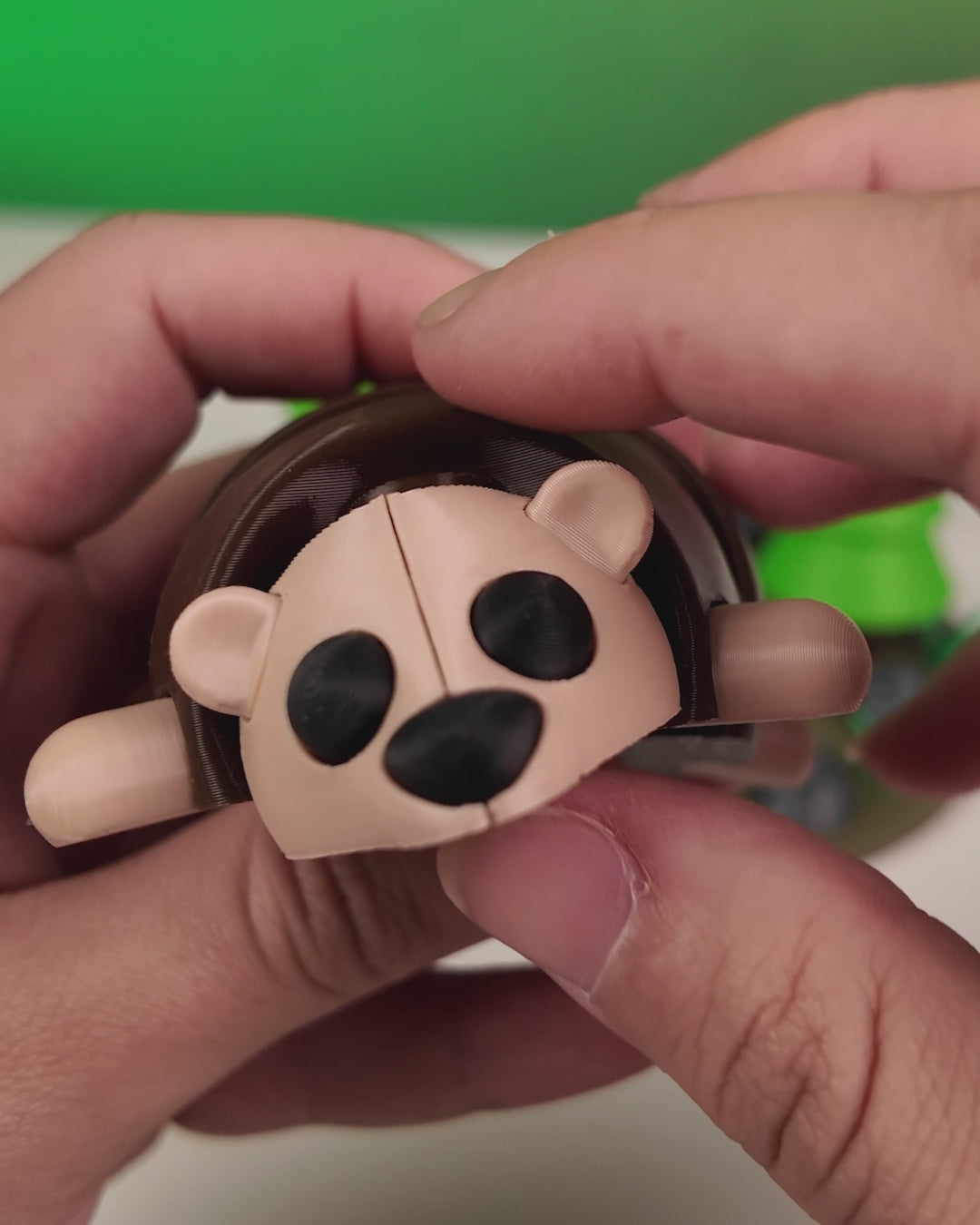 3D Printed Hedgehog Huddle — Statuette / Keychain